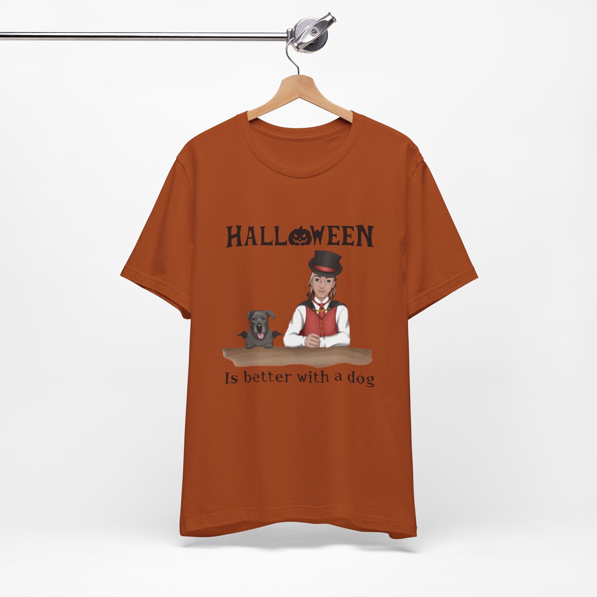 Halloween is Better with a Dog | Unisex Jersey Short Sleeve Tee