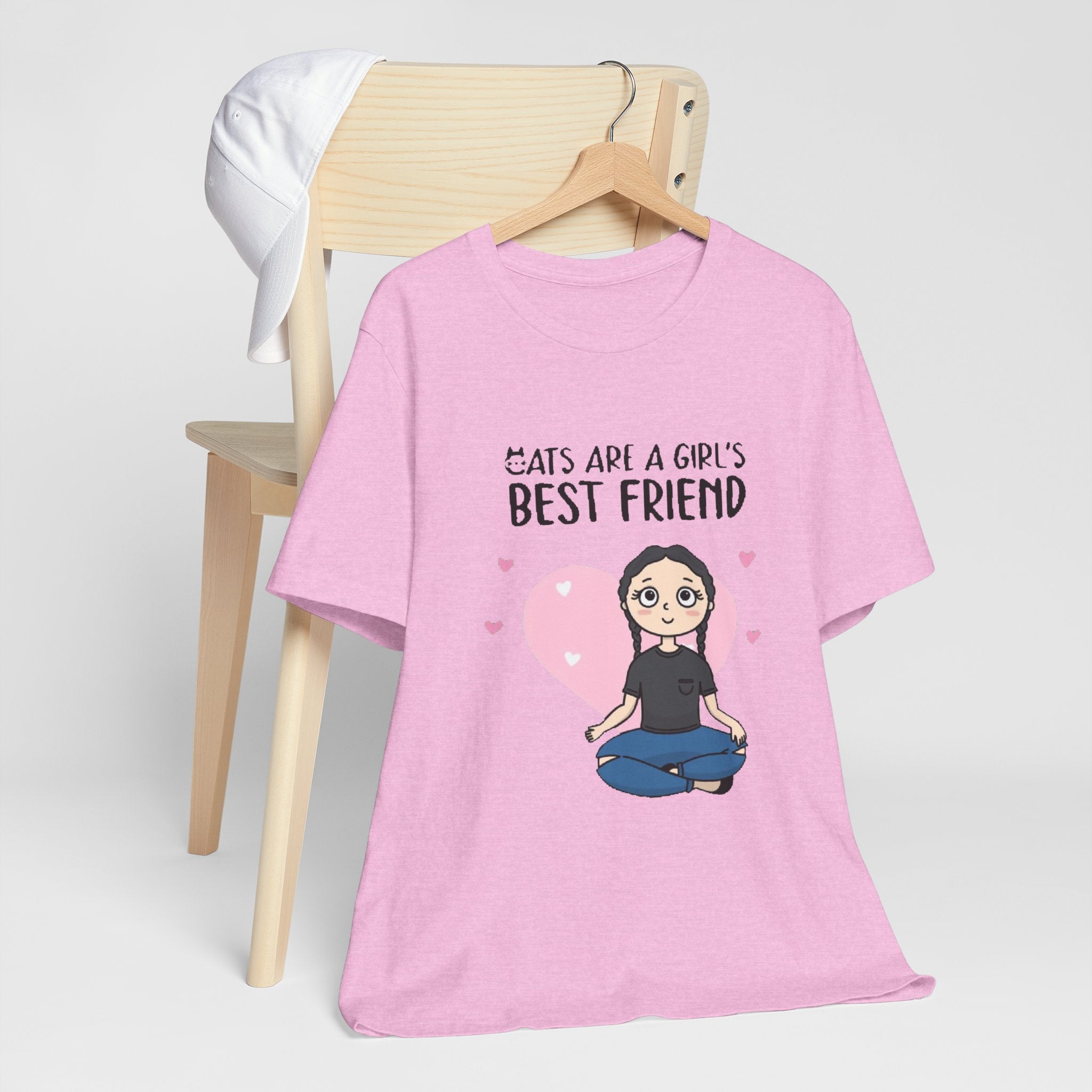 Cat are a Girl Best Friend | Unisex Tri-Blend Crew Tee