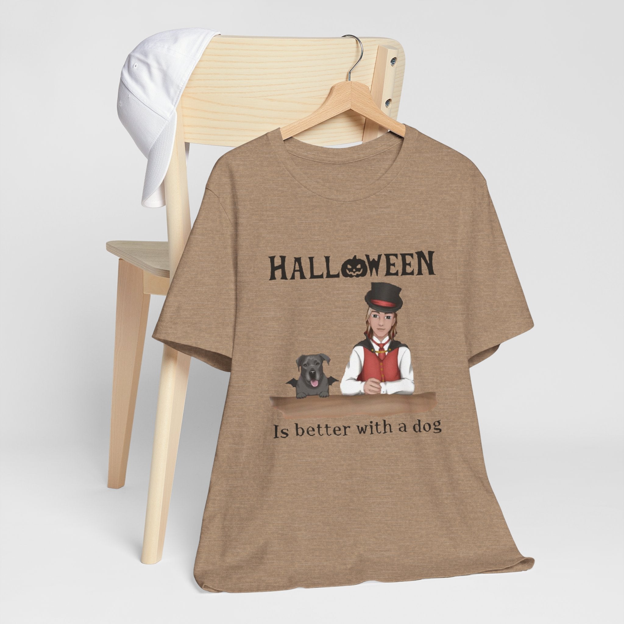 Halloween is Better with a Dog | Unisex Jersey Short Sleeve Tee