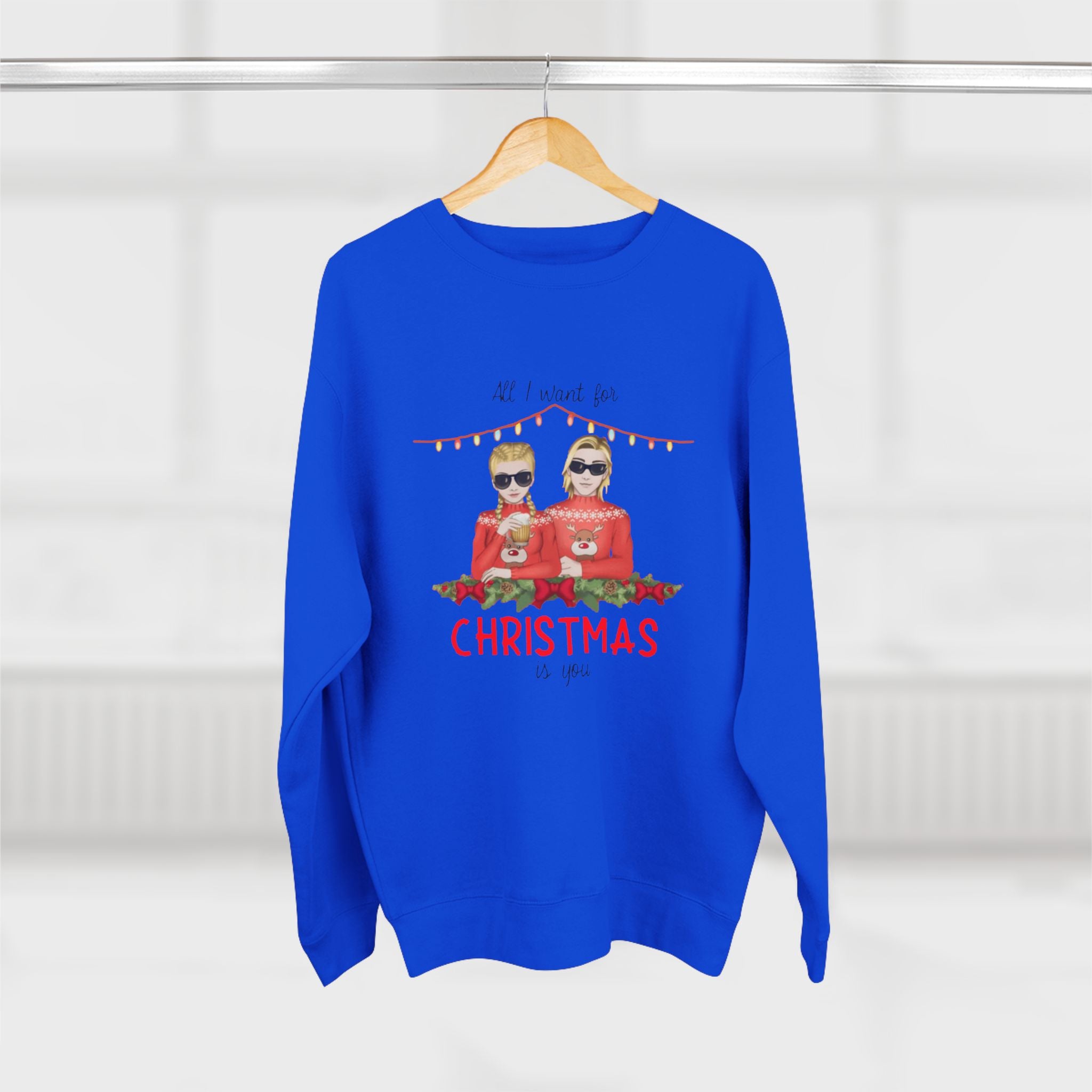 All I want for Christmas is You | Unisex Heavy Blend Crewneck Sweatshirt
