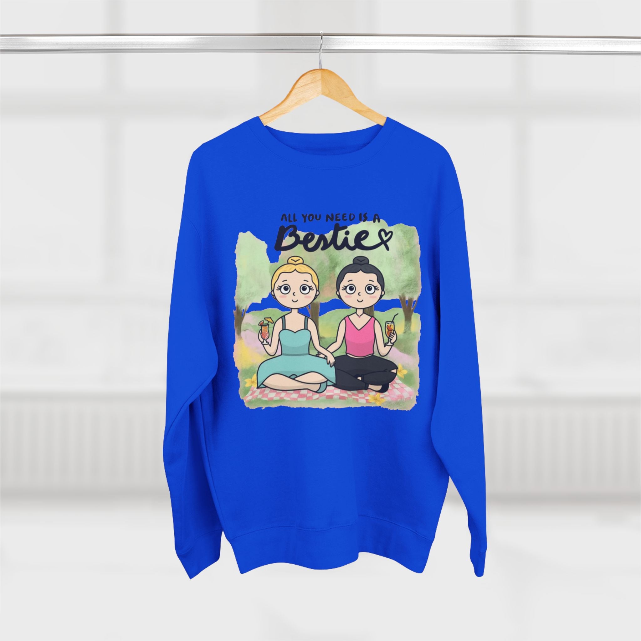 All you need is a Bestie | Women's Midweight Cotton Tee