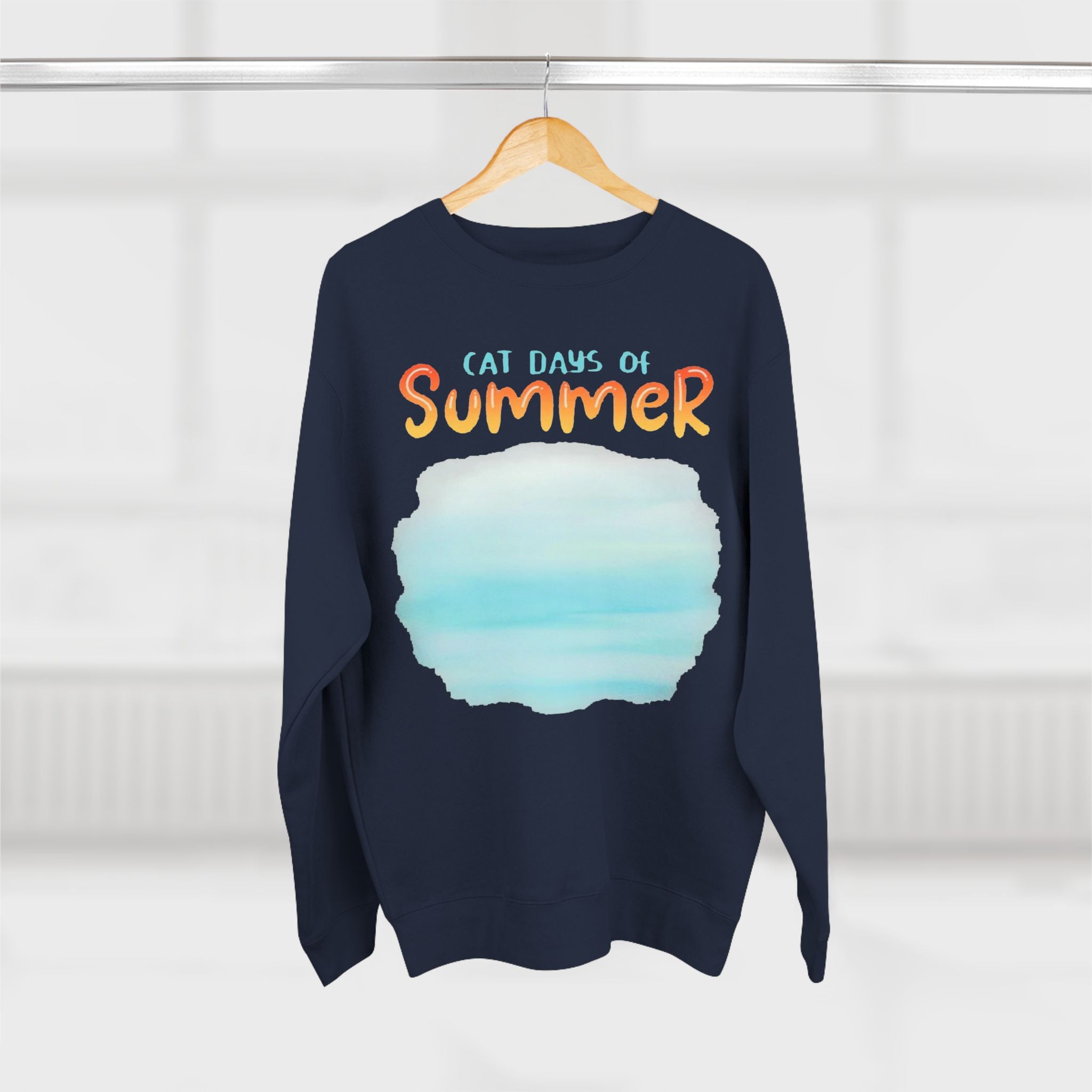 Cat Days of Summer | Women's Midweight Cotton Tee Back Three