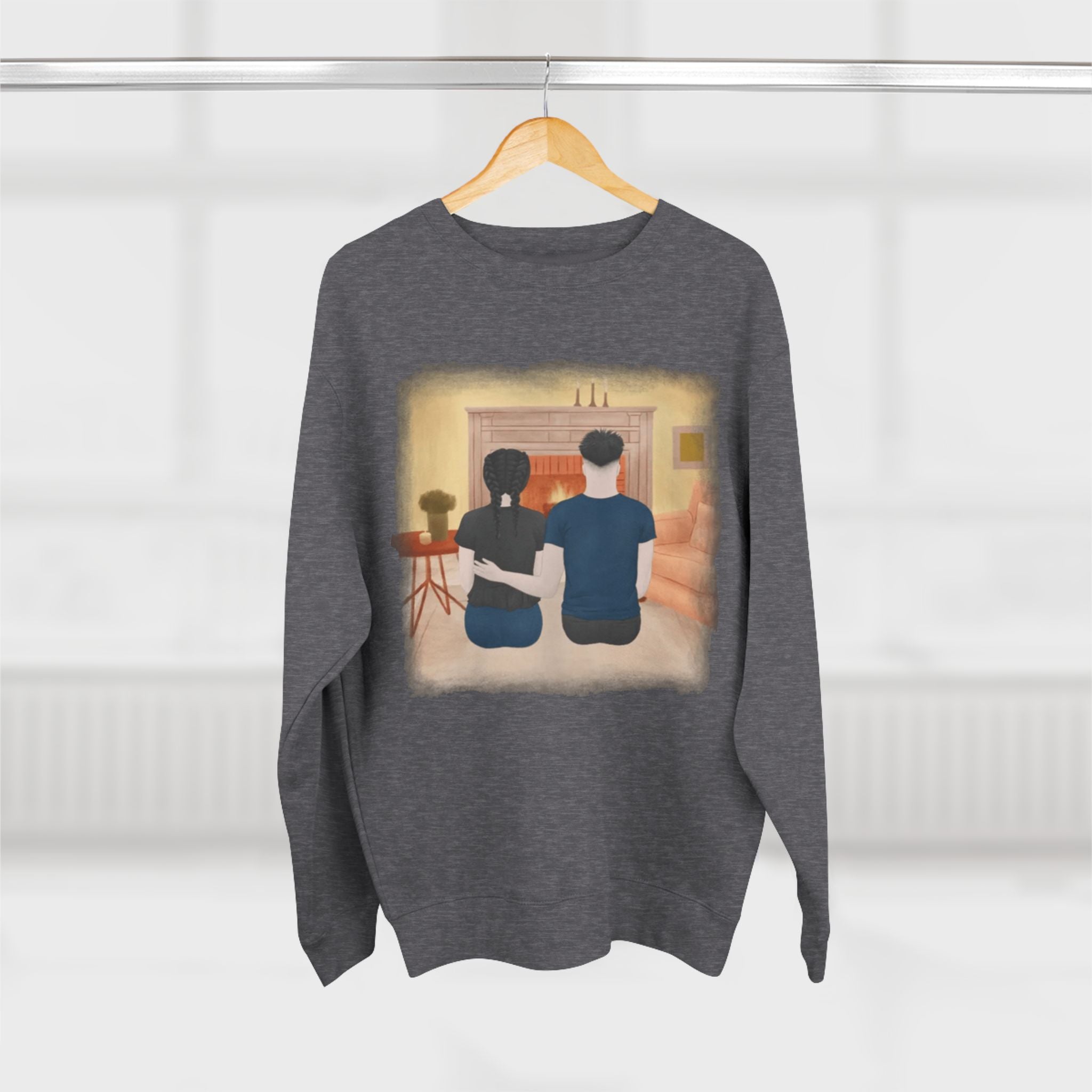 Love Between You and Me | Unisex Heavy Blend Crewneck Sweatshirt