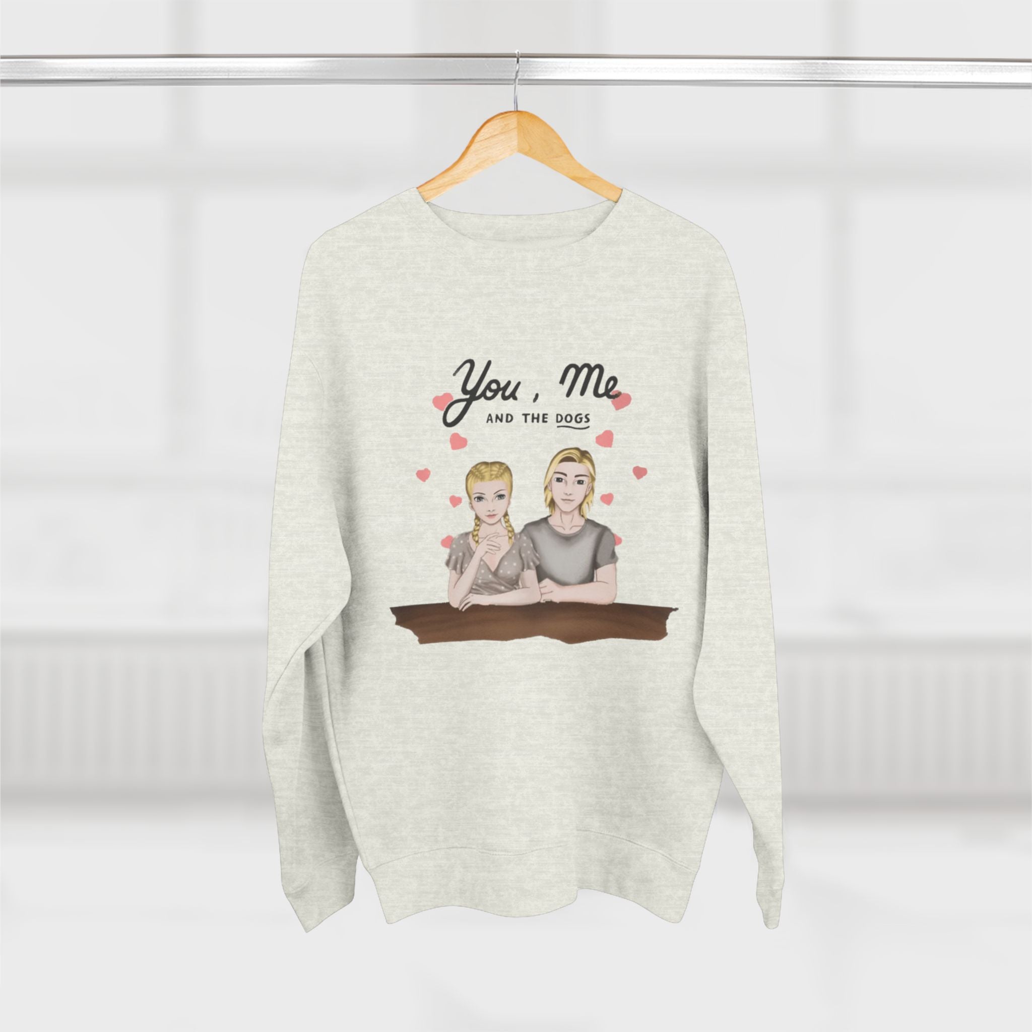 You Me and the Dogs  | Unisex Heavy Blend Crewneck Sweatshirt