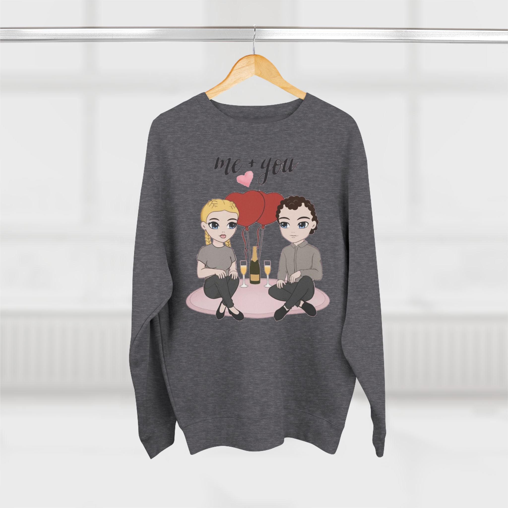 Me and You | Unisex Heavy Blend Crewneck Sweatshirt