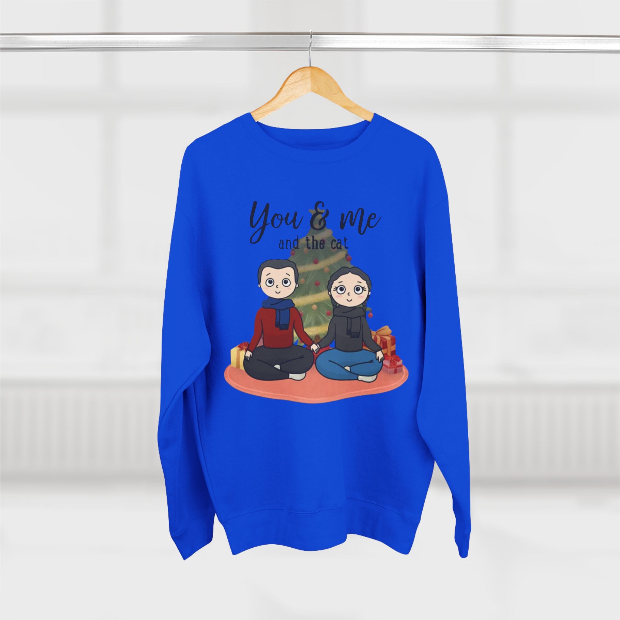 You  and Me and the Cats | Unisex Heavy Blend Crewneck Sweatshirt