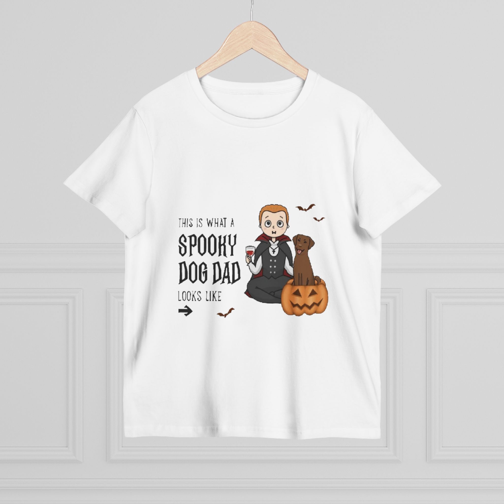 This is what a spooky Dog Dad Looks like | Women Maple Tee