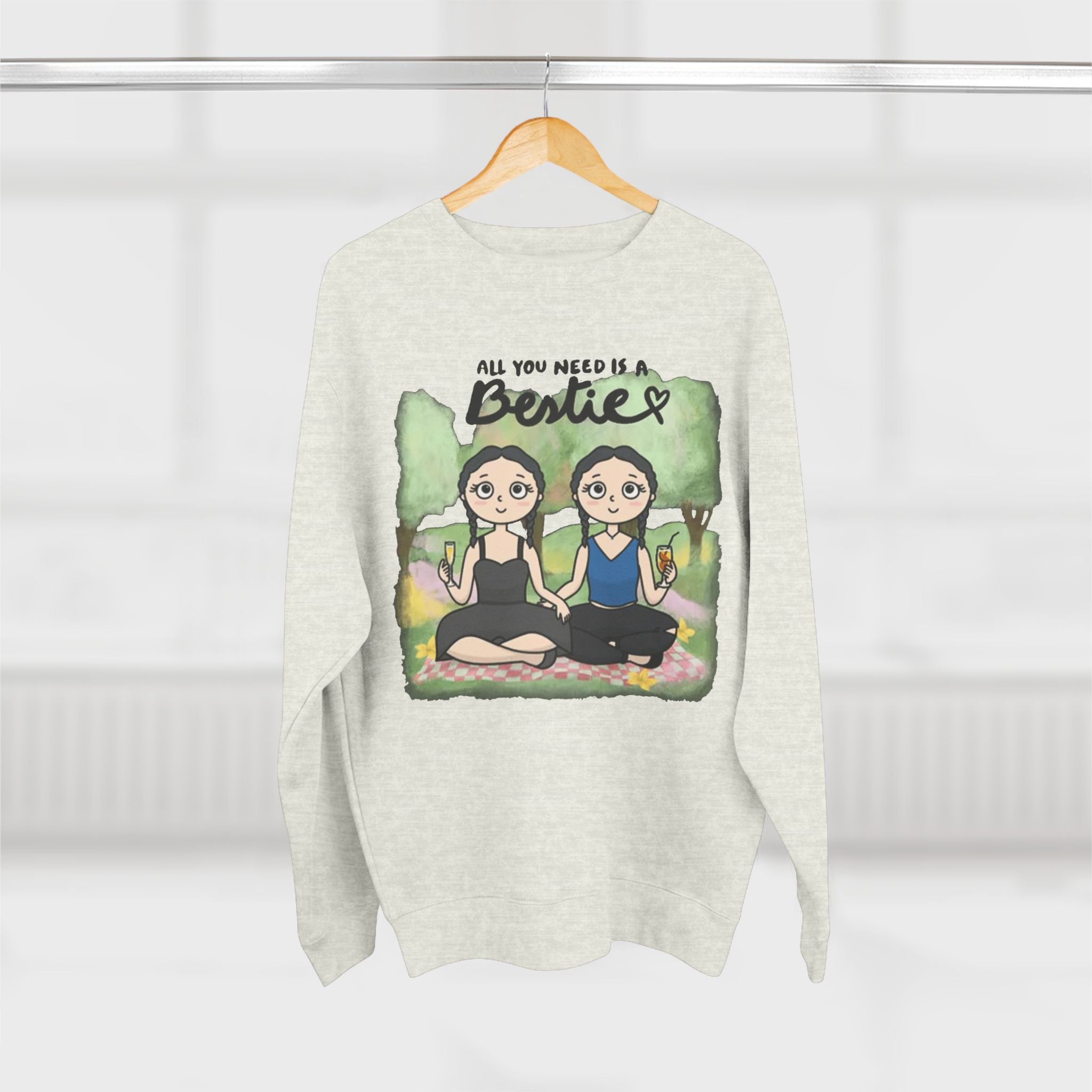 All you need is a Bestie | Unisex Ultra Cotton Long Sleeve Tee