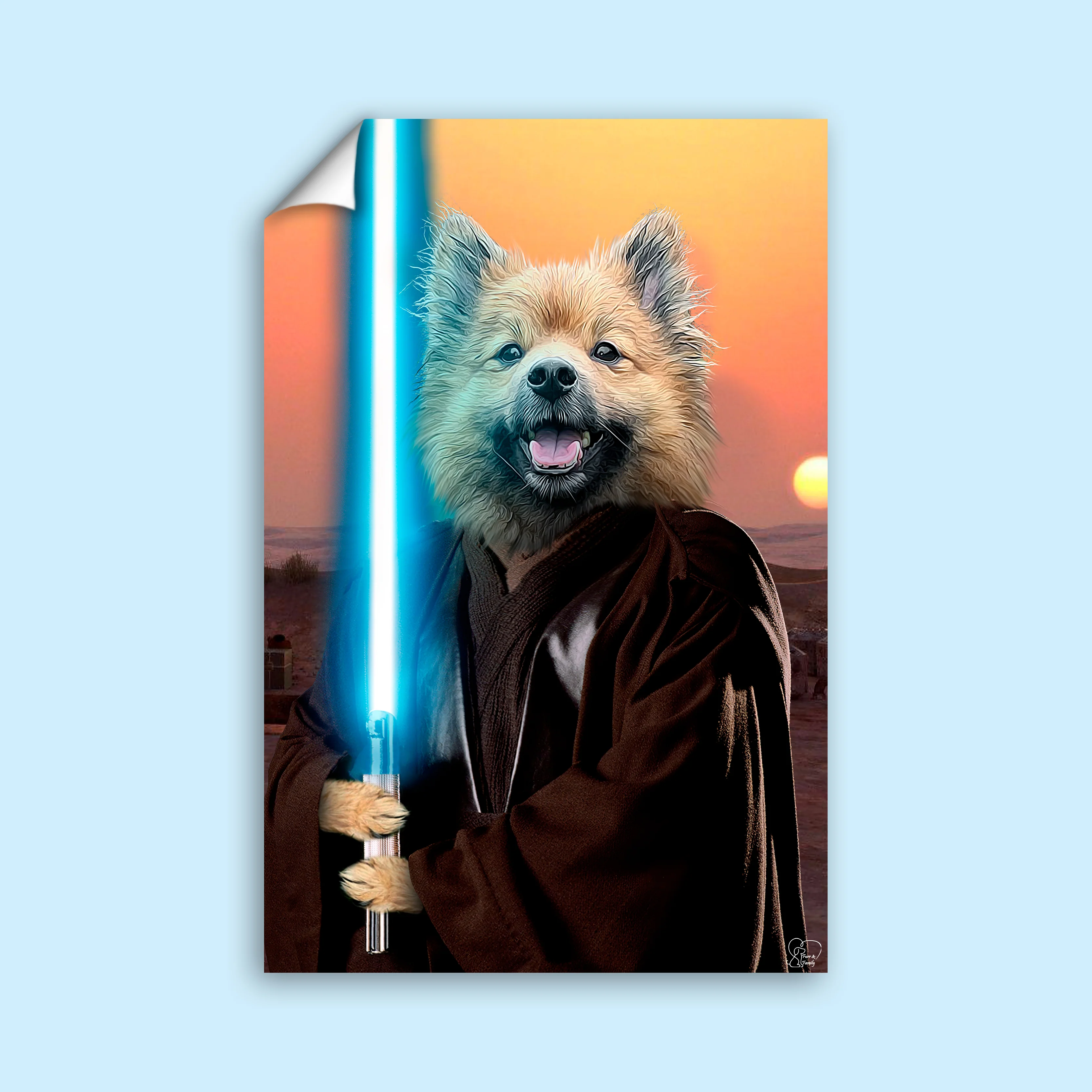 Kenobi Star Wars - Custom Pet Portrait