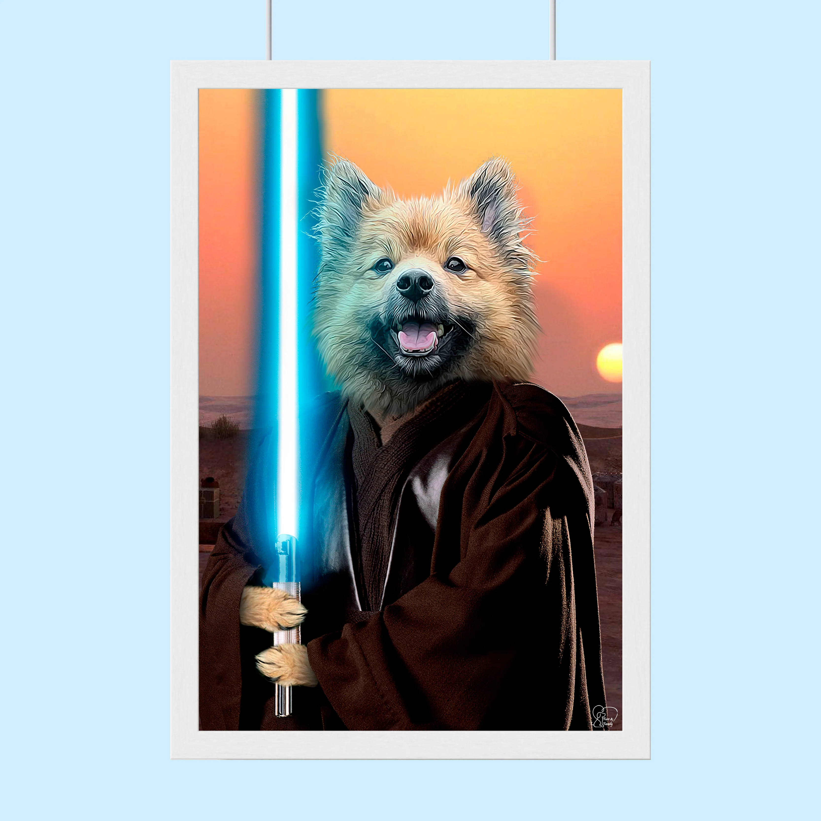 Kenobi Star Wars - Custom Pet Portrait