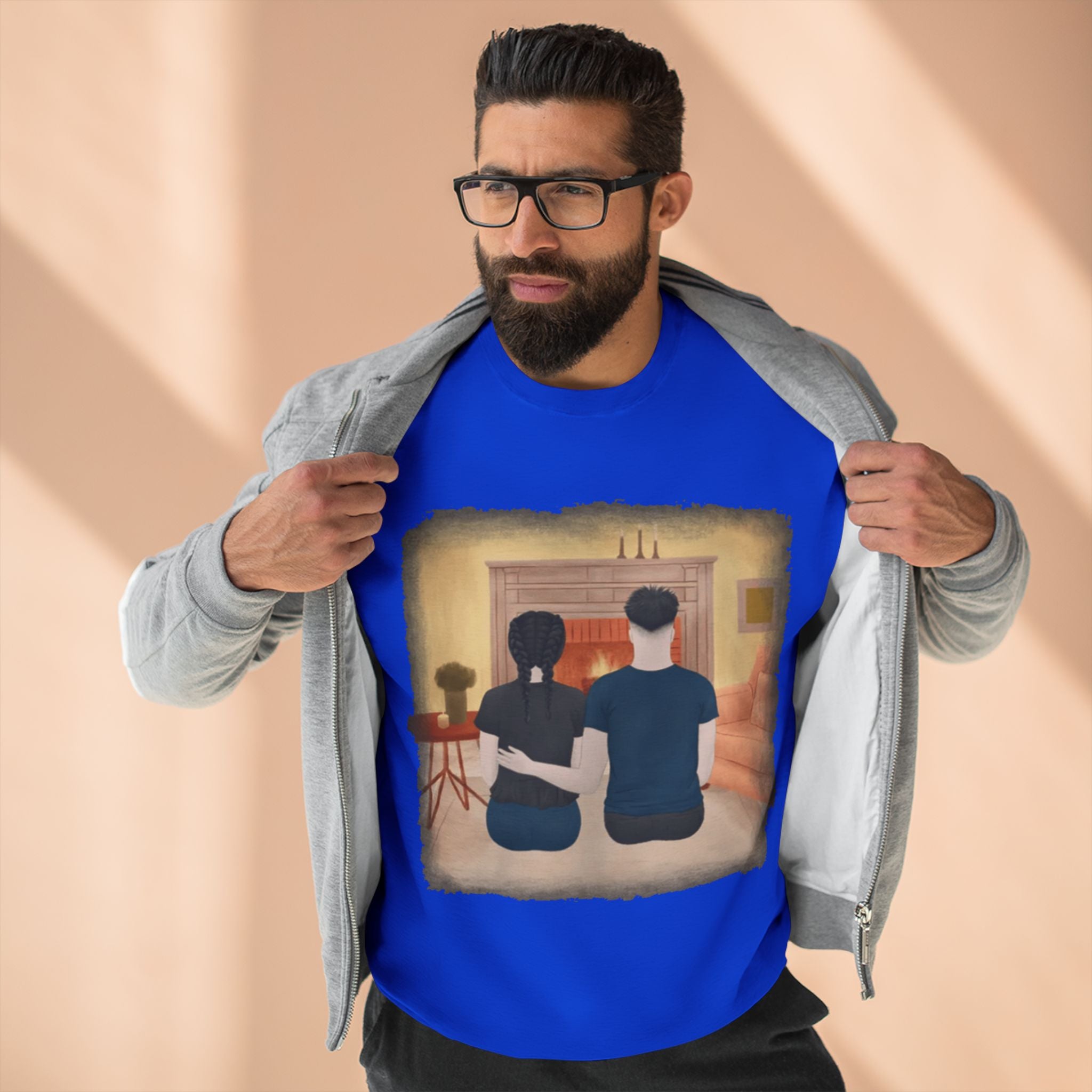 Love Between You and Me | Unisex Heavy Blend Crewneck Sweatshirt