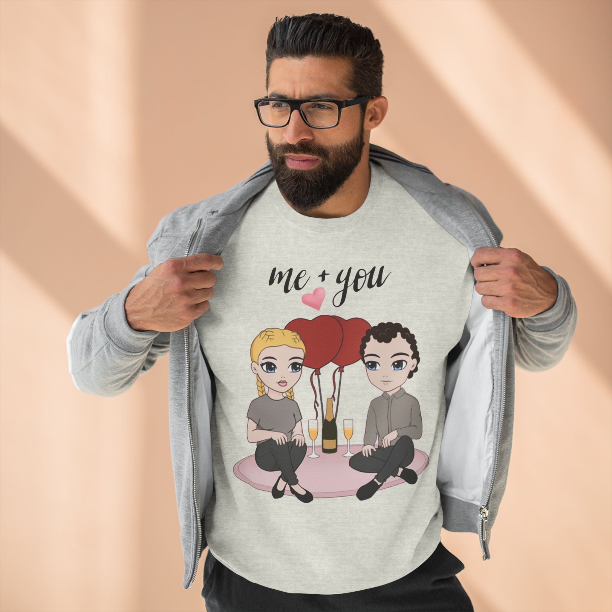 Me and You | Unisex Heavy Blend Crewneck Sweatshirt