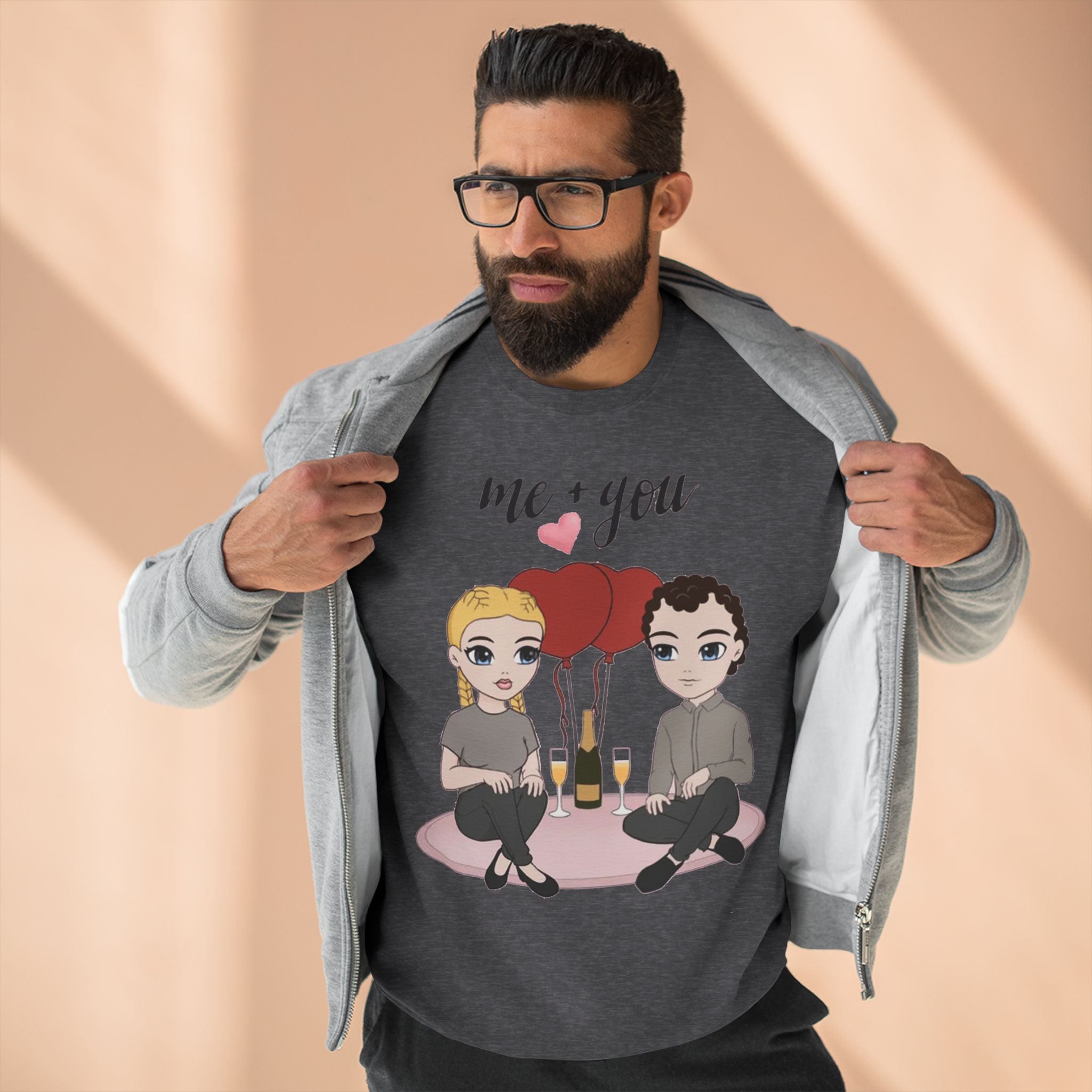 Me and You | Unisex Heavy Blend Crewneck Sweatshirt