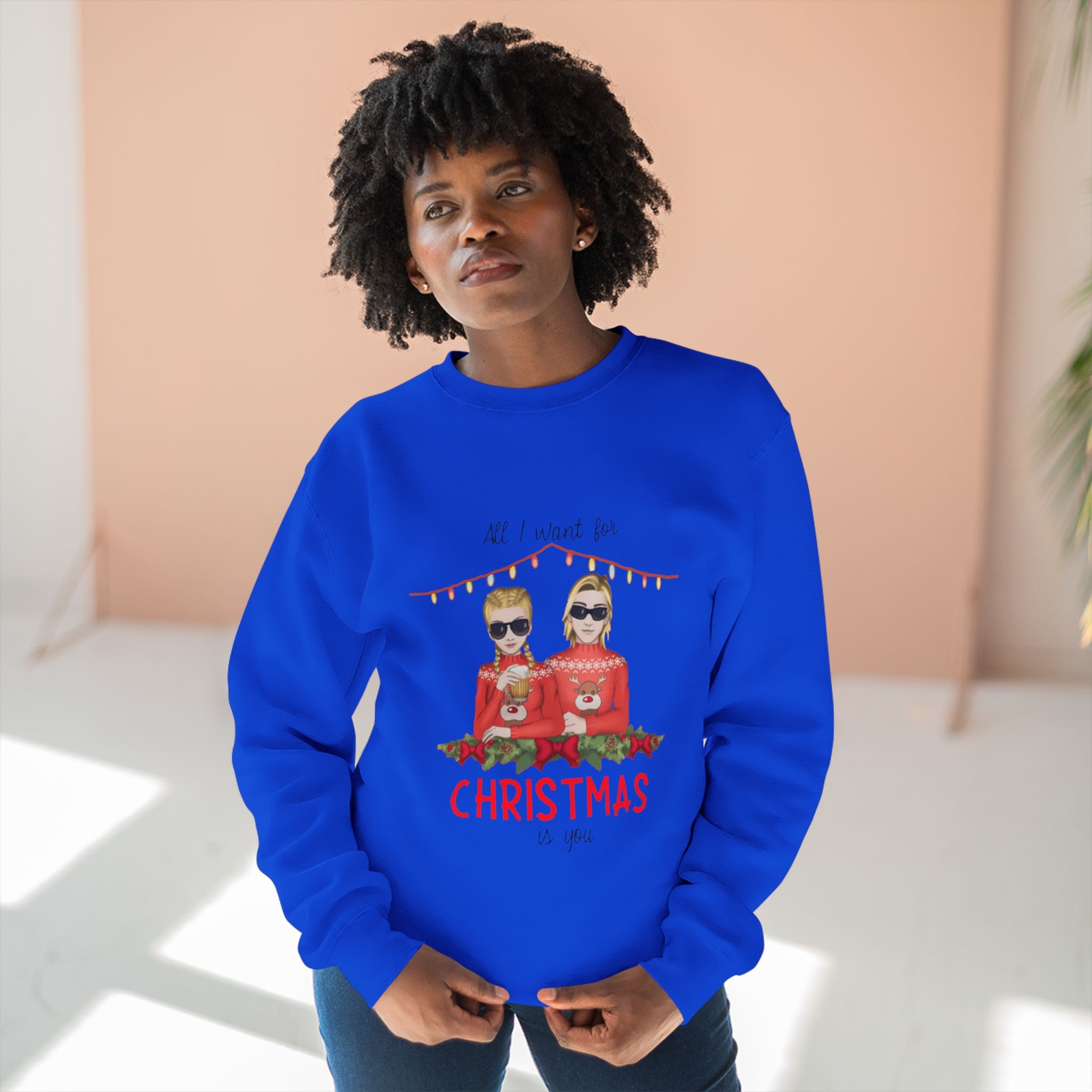 All I want for Christmas is You | Unisex Heavy Blend Crewneck Sweatshirt