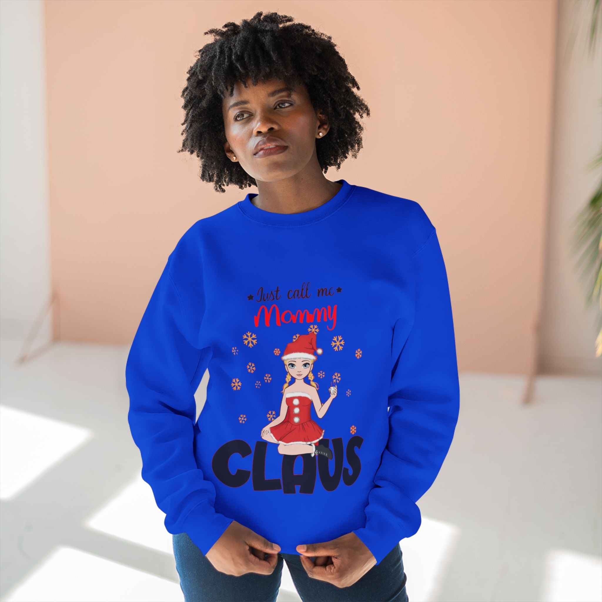 Just call me Mommy Claus | Women's Midweight Cotton Tee