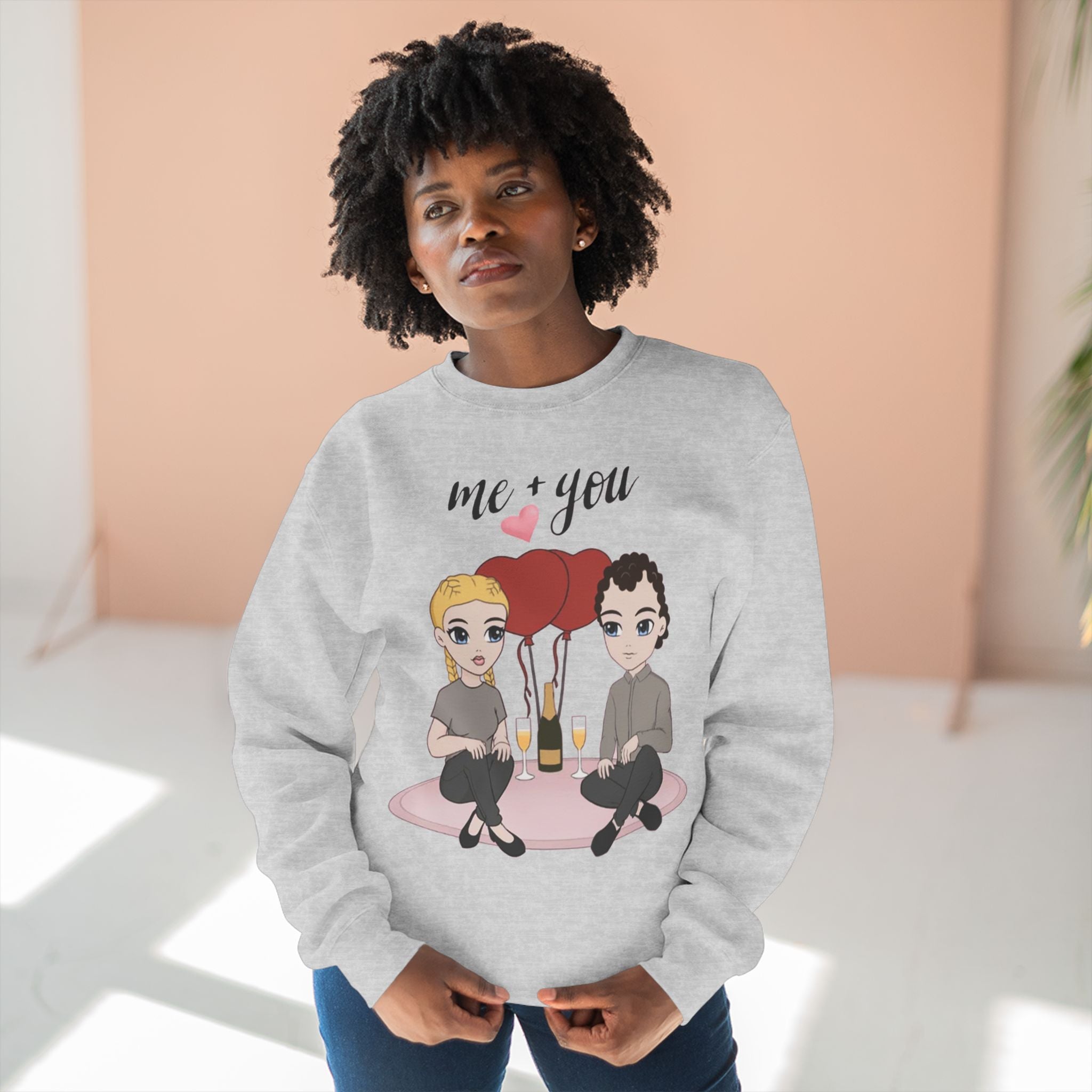 Me and You | Unisex Heavy Blend Crewneck Sweatshirt
