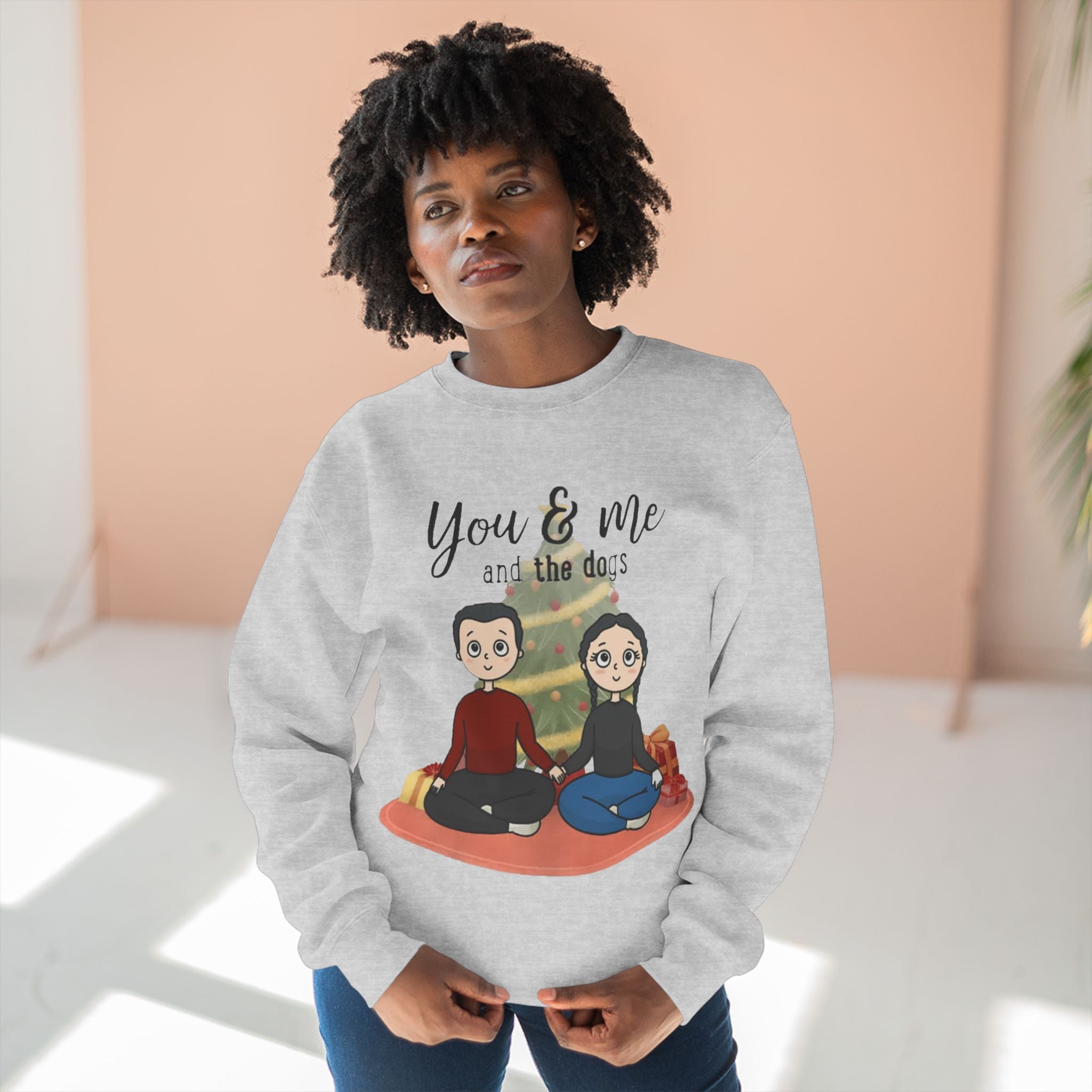 You and Me and the Dogs | Unisex Heavy Blend Crewneck Sweatshirt