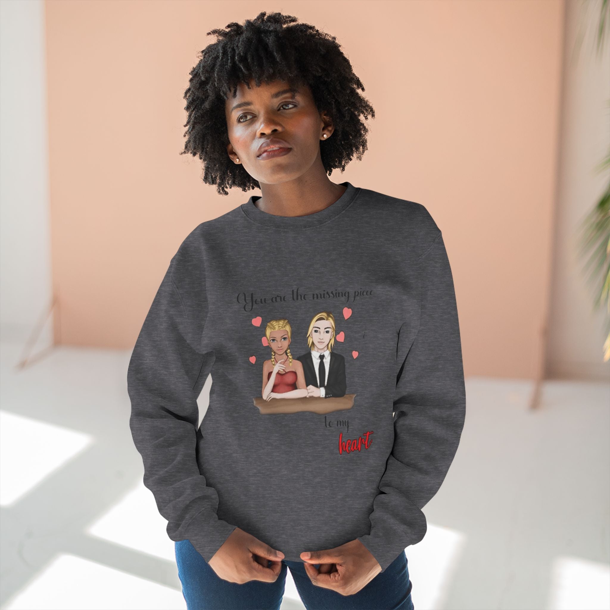 You are the Missing Piece to my Heart |Unisex Crewneck Sweatshirt