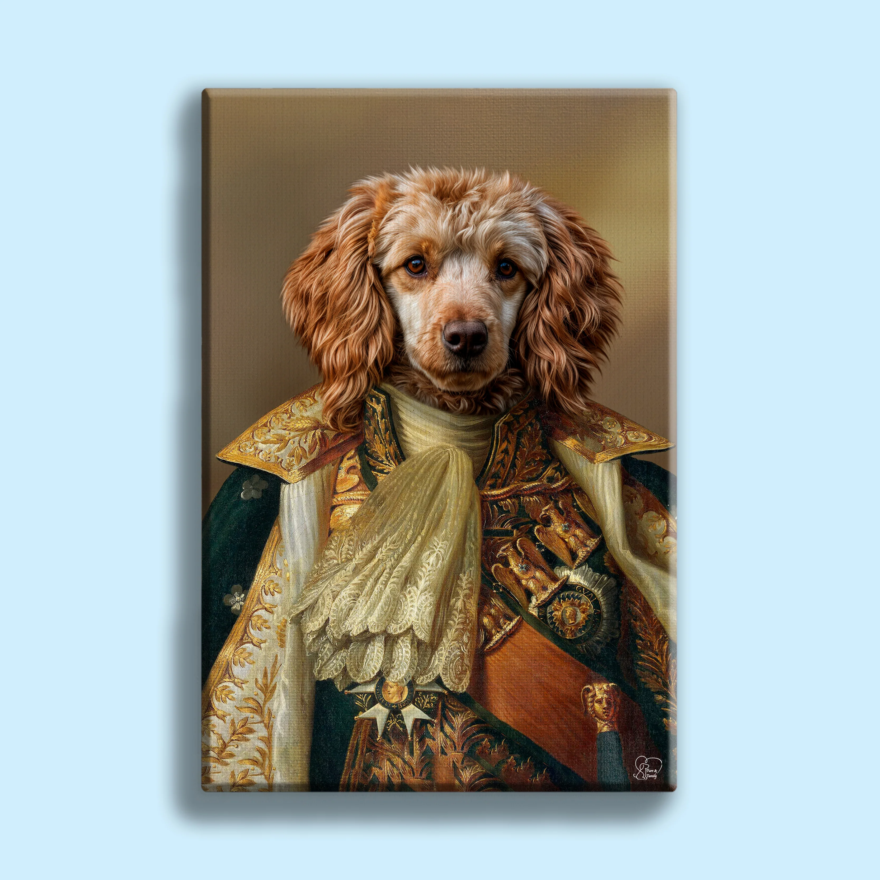 Royal Majesty Pet Portrait – Custom Pet Canvas