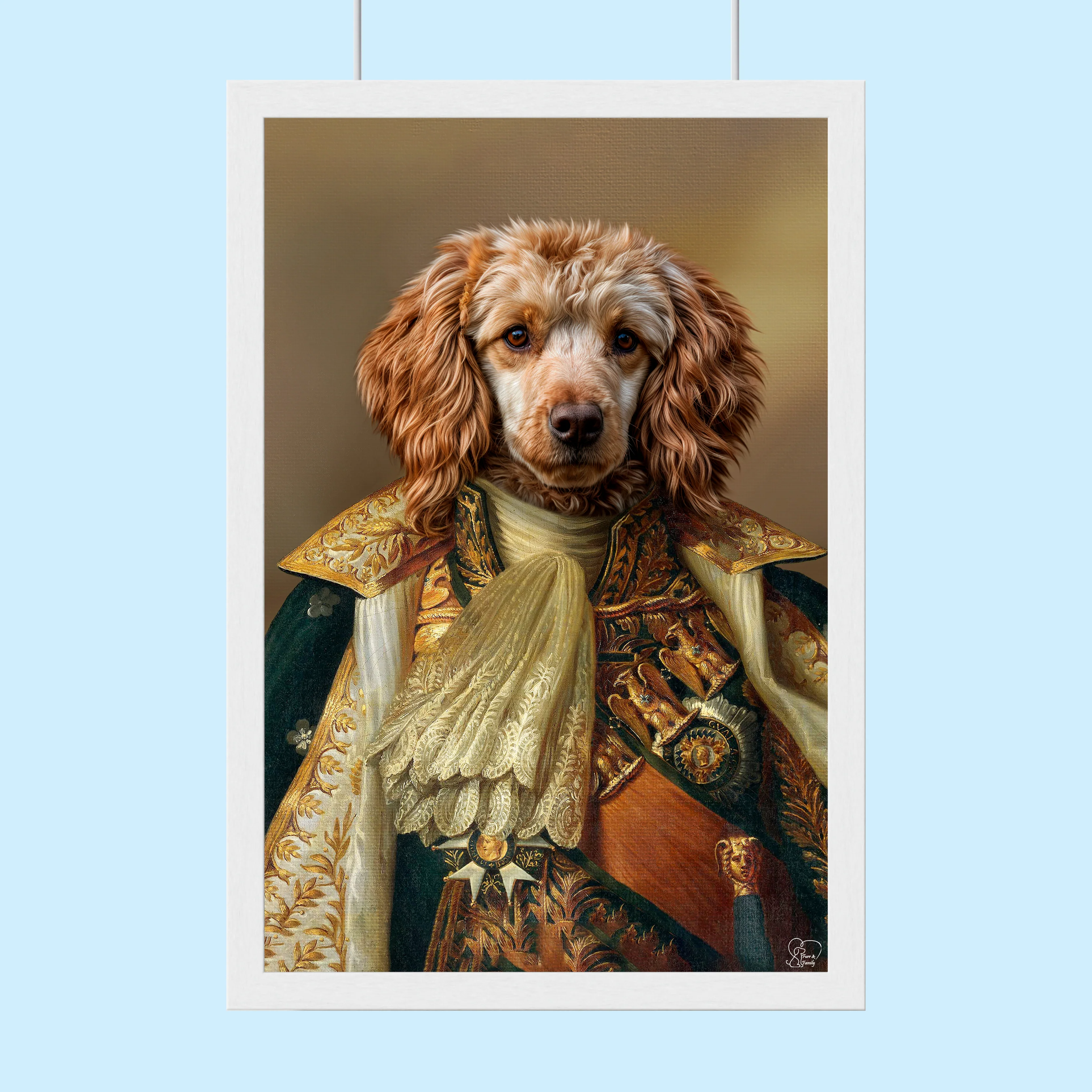 Royal Majesty Pet Portrait – Custom Pet Canvas