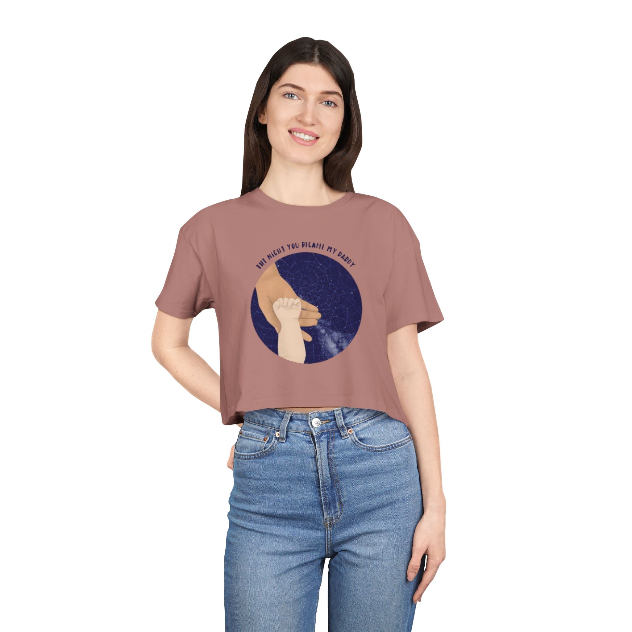 The night you became My Daddy | Women's Crop Tee