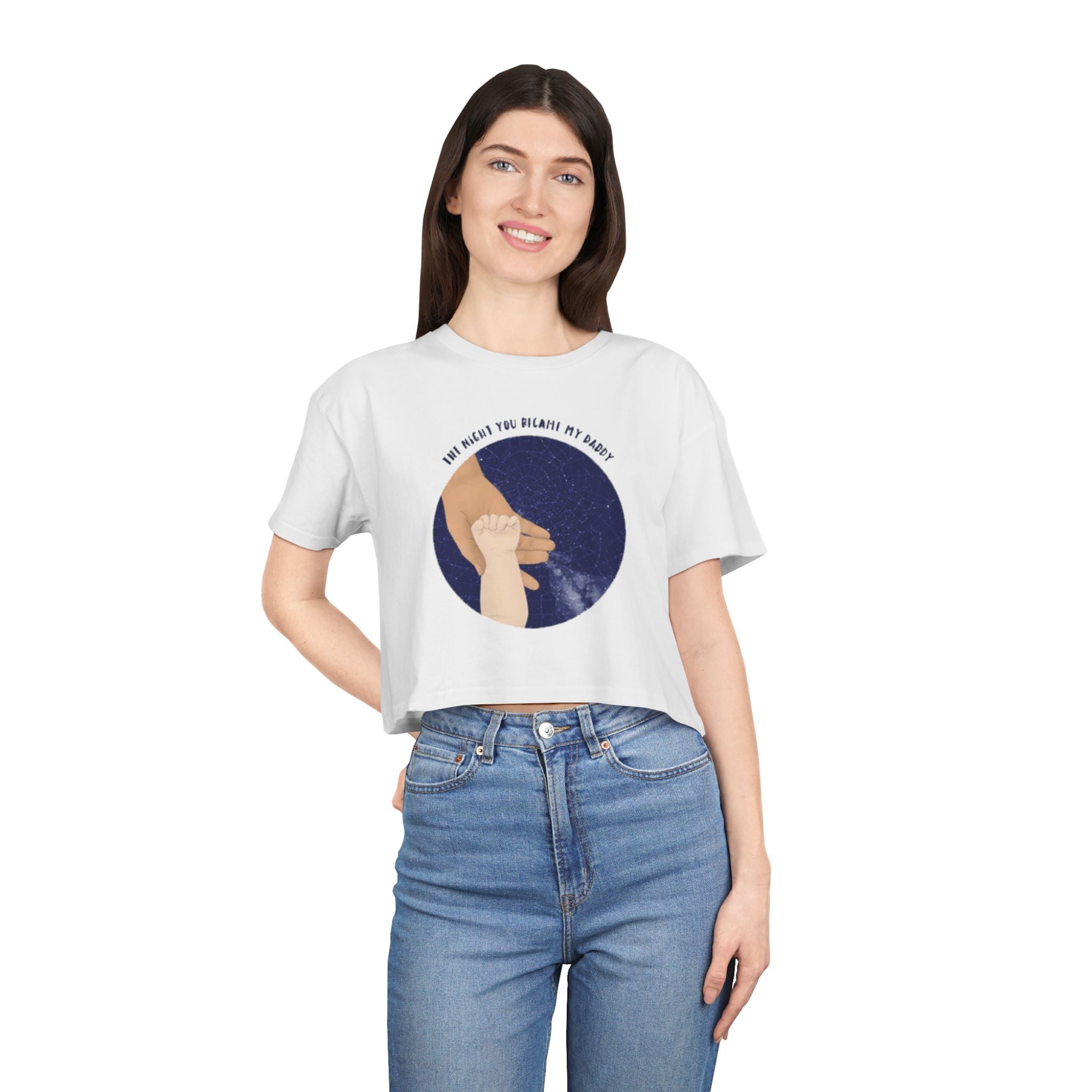 The night you became My Daddy | Women's Crop Tee