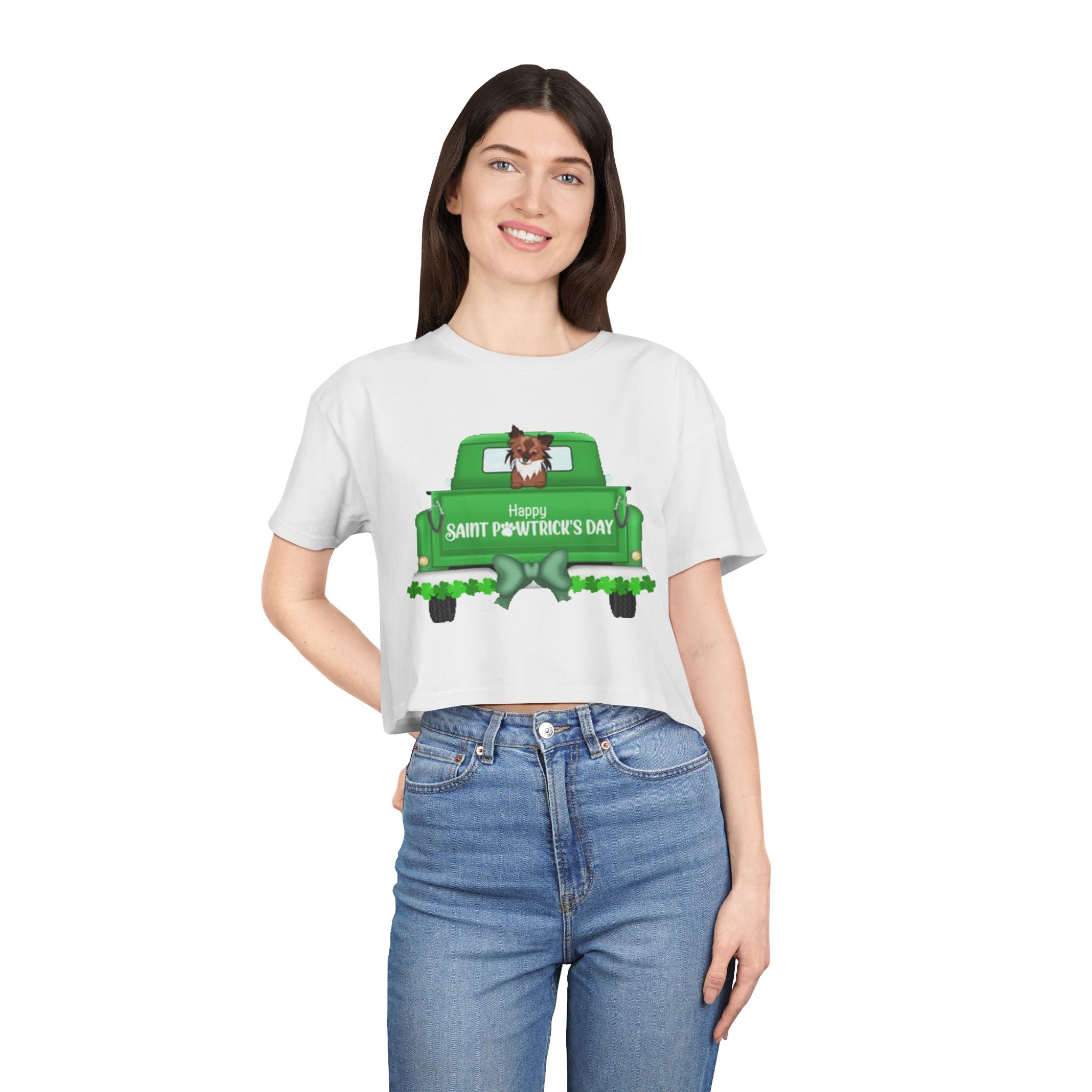Happy Saint Patrick's day | Women's Crop Tee