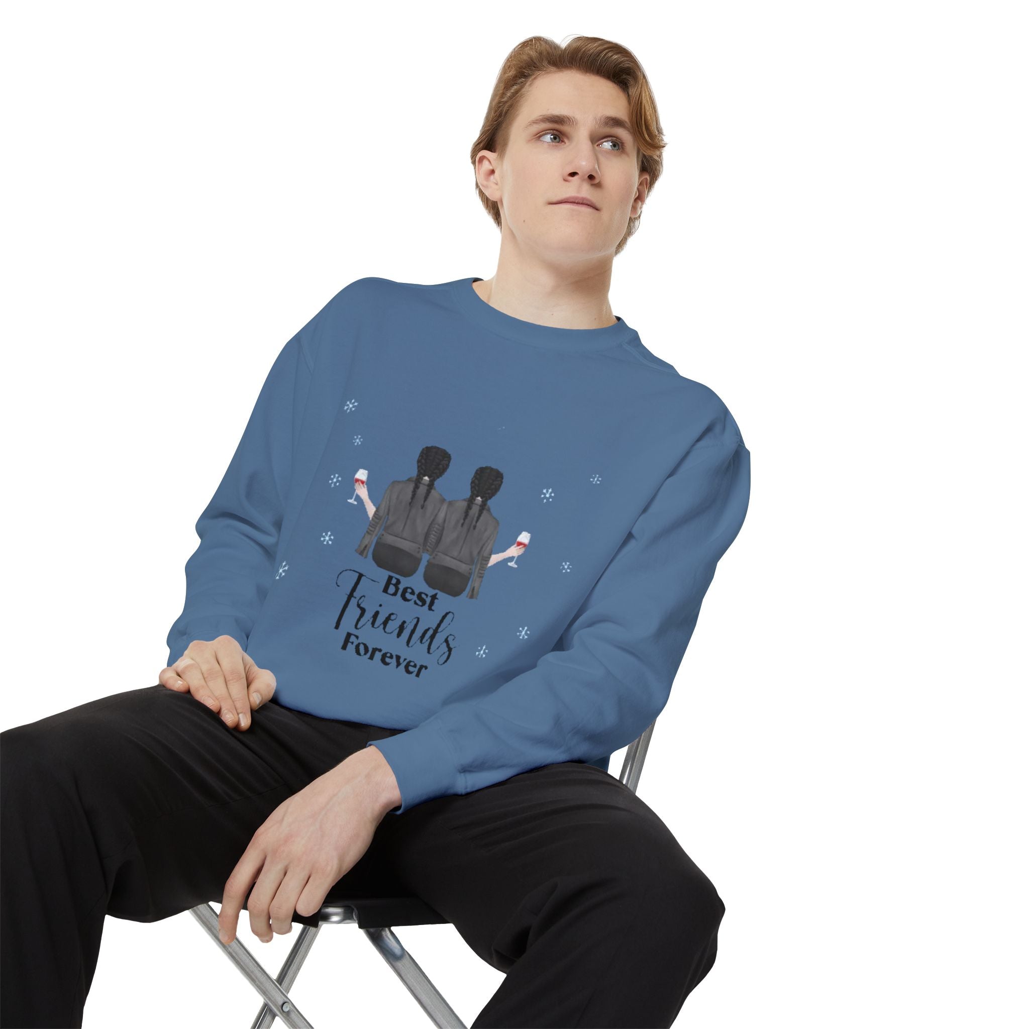 Best Friends Forever | Unisex Garment-Dyed Sweatshirt