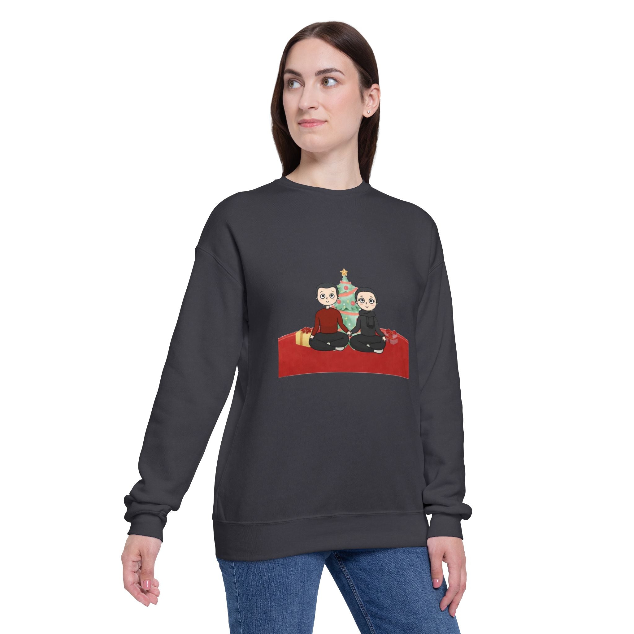 Mr. and Mrs. Christmas | Unisex Drop Shoulder Sweatshirt