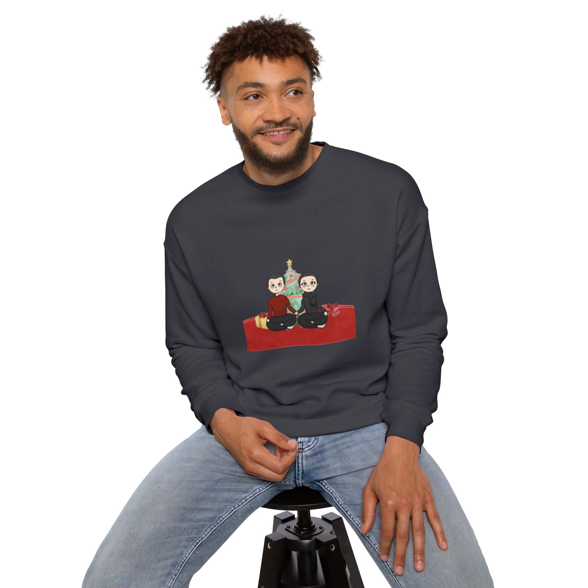 Mr. and Mrs. Christmas | Unisex Drop Shoulder Sweatshirt