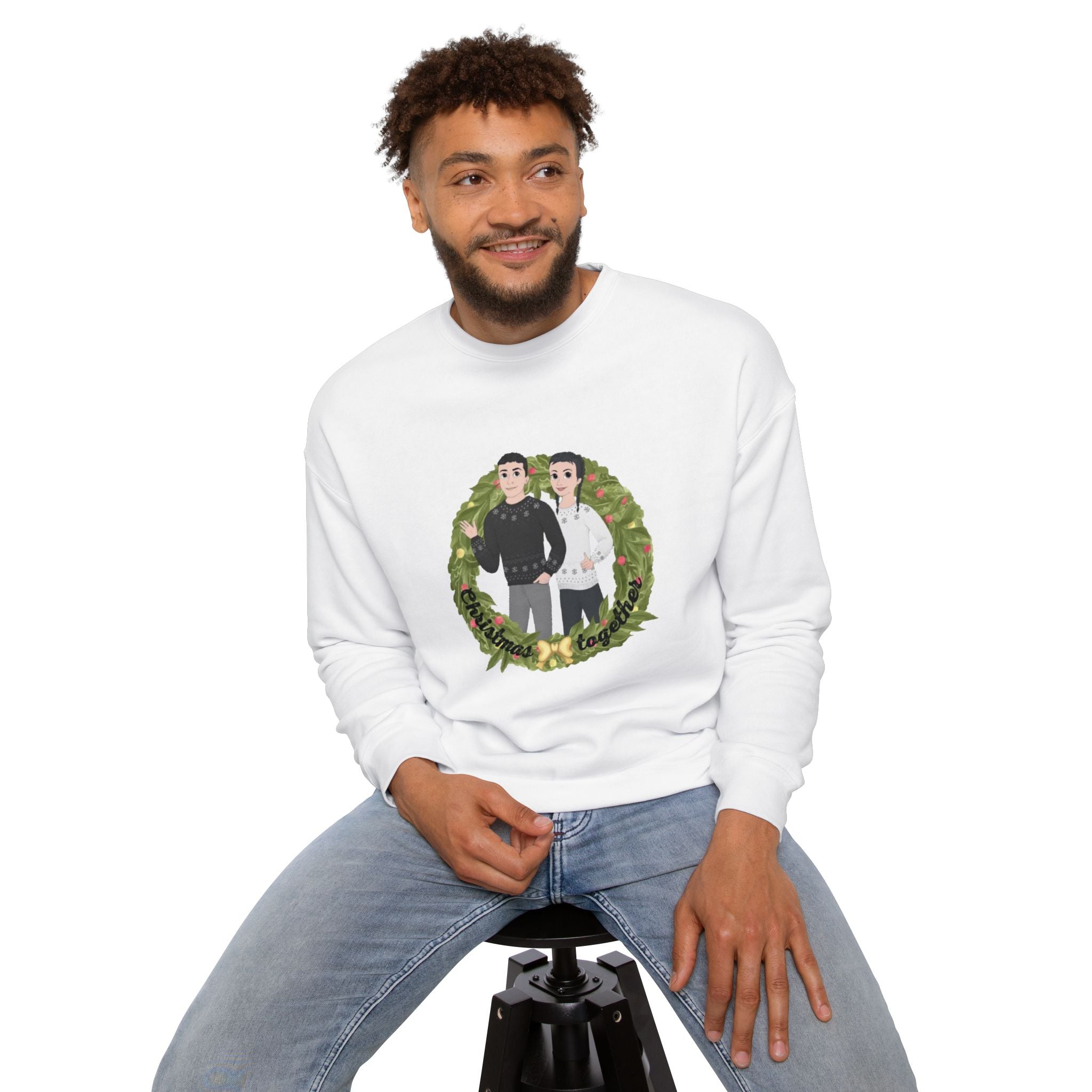 Besties Forever |Unisex Drop Shoulder Sweatshirt