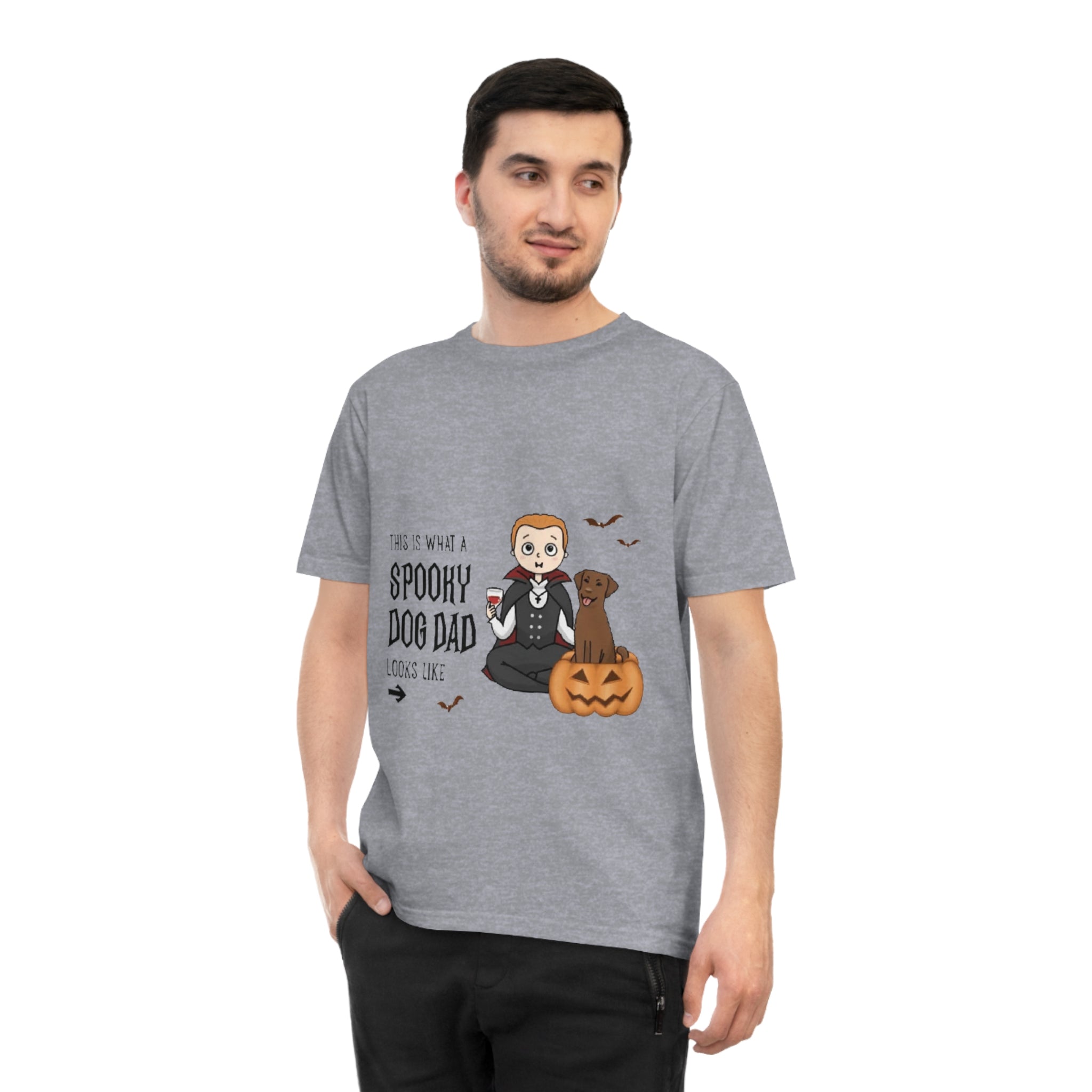 Spooky Dad that Love Dog so much | Unisex Classic Long Sleeve T-Shirt