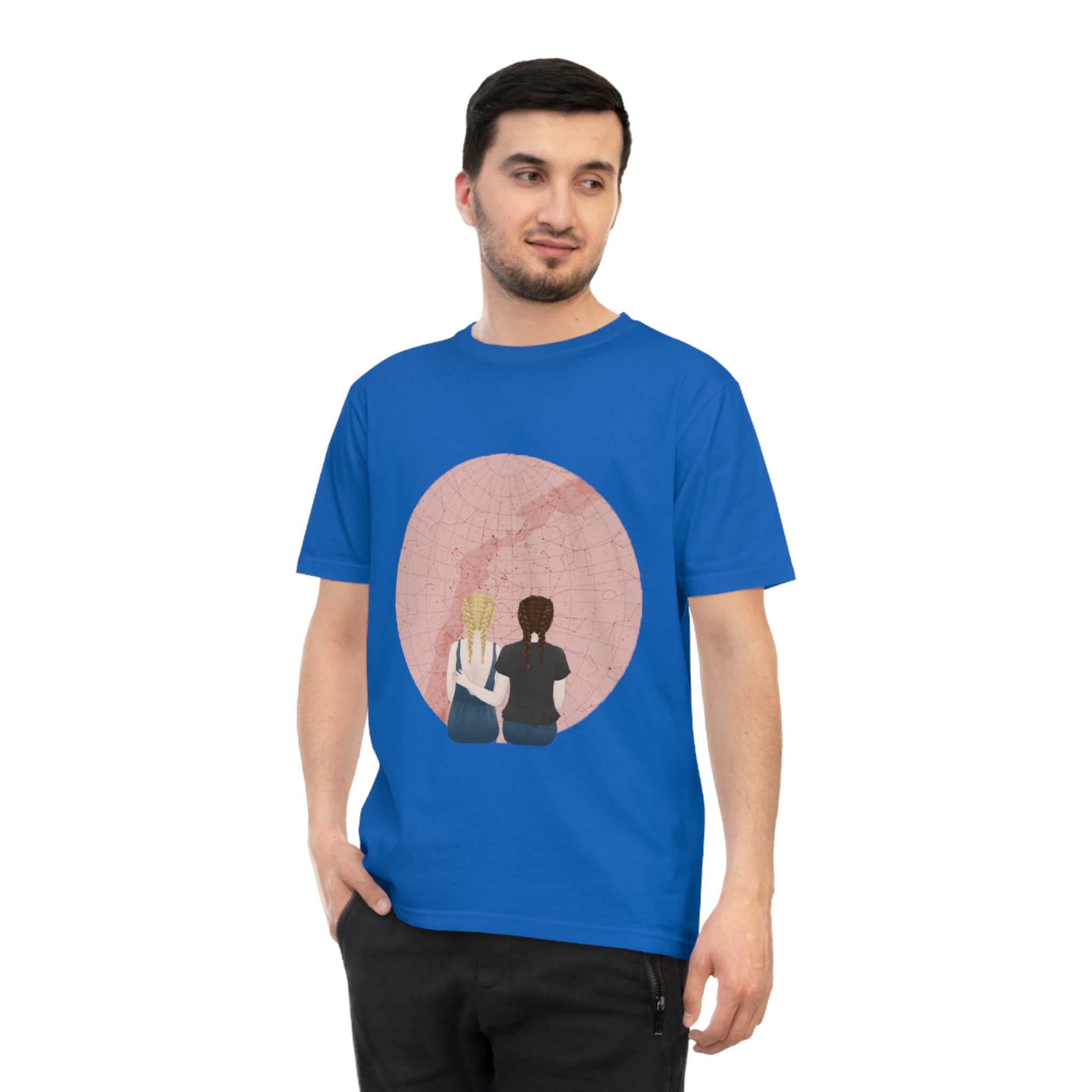 Besties at the Moon | Unisex Jersey Short Sleeve Tee