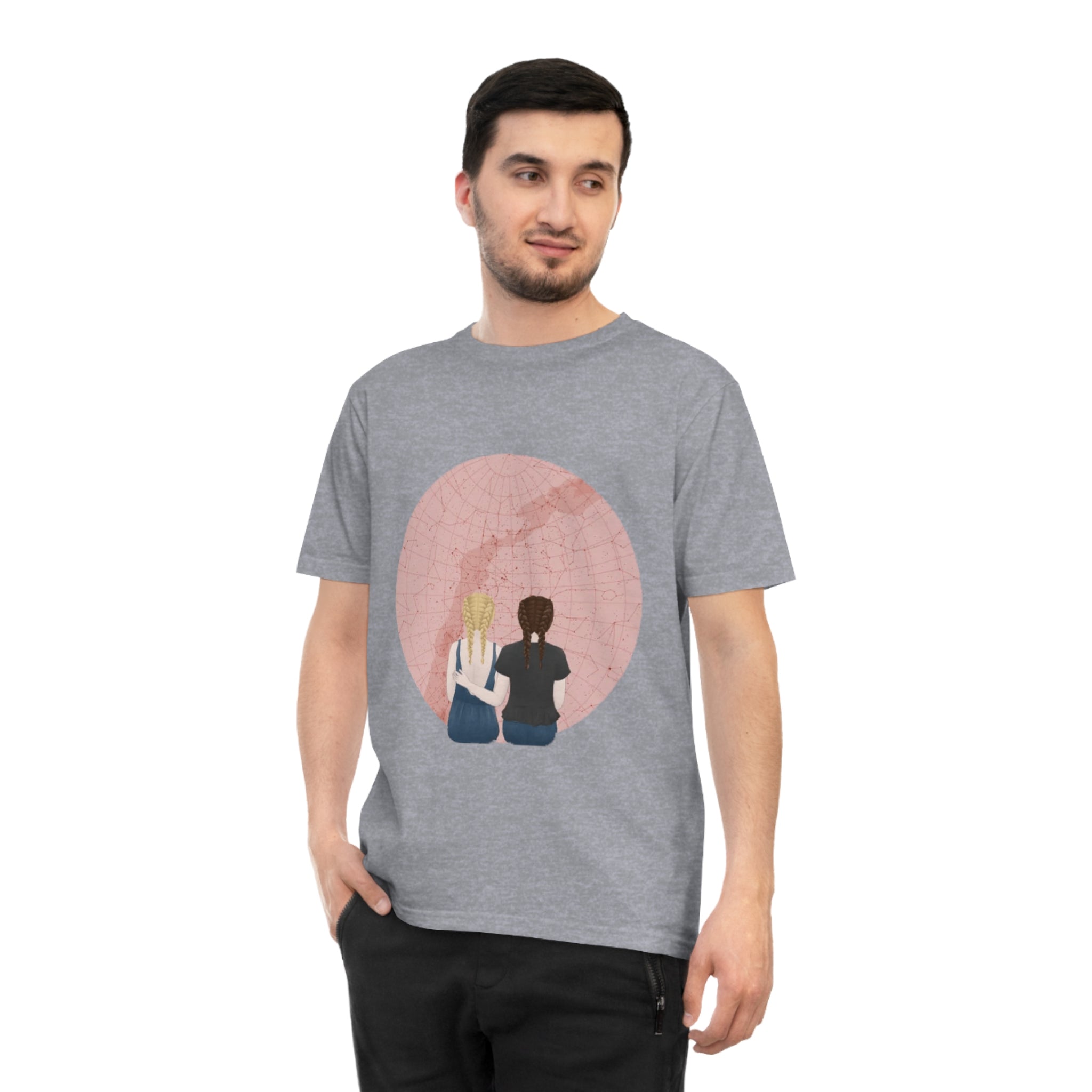 Besties at the Moon | Unisex Jersey Short Sleeve Tee