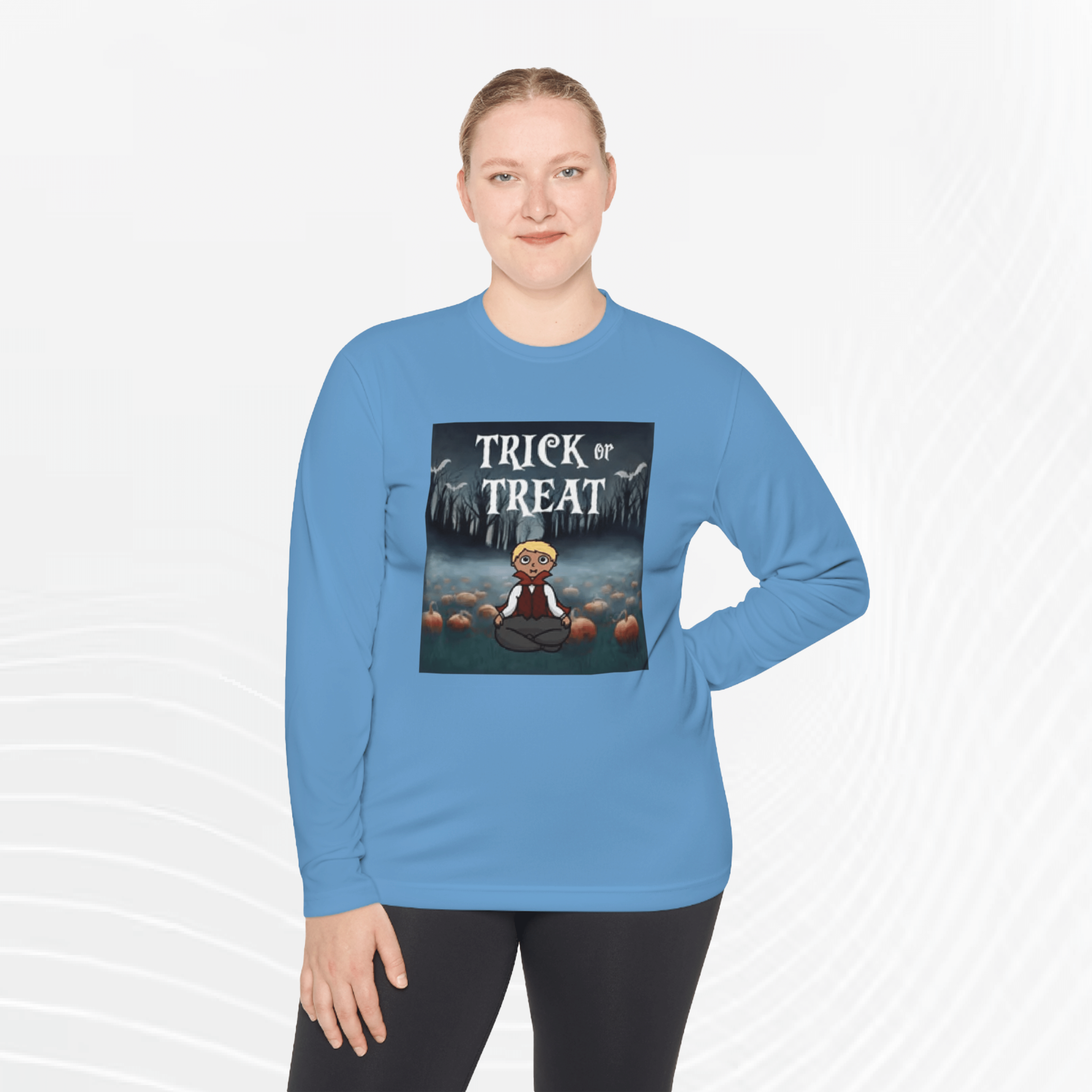 Trick or Treat | Unisex Lightweight Long Sleeve Tee