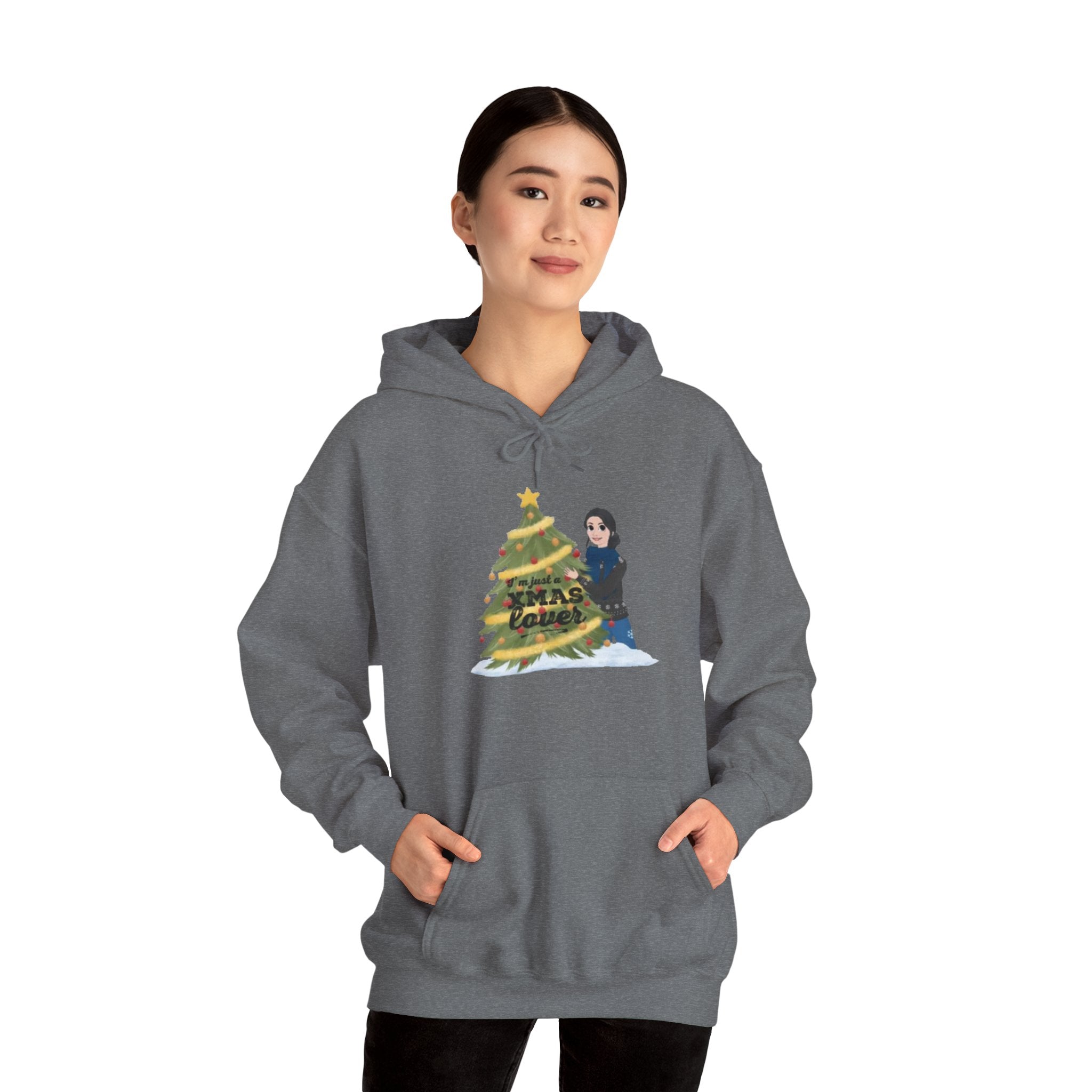 I'm just a XMAS lover | Unisex Dry Blend Hooded Sweatshirt
