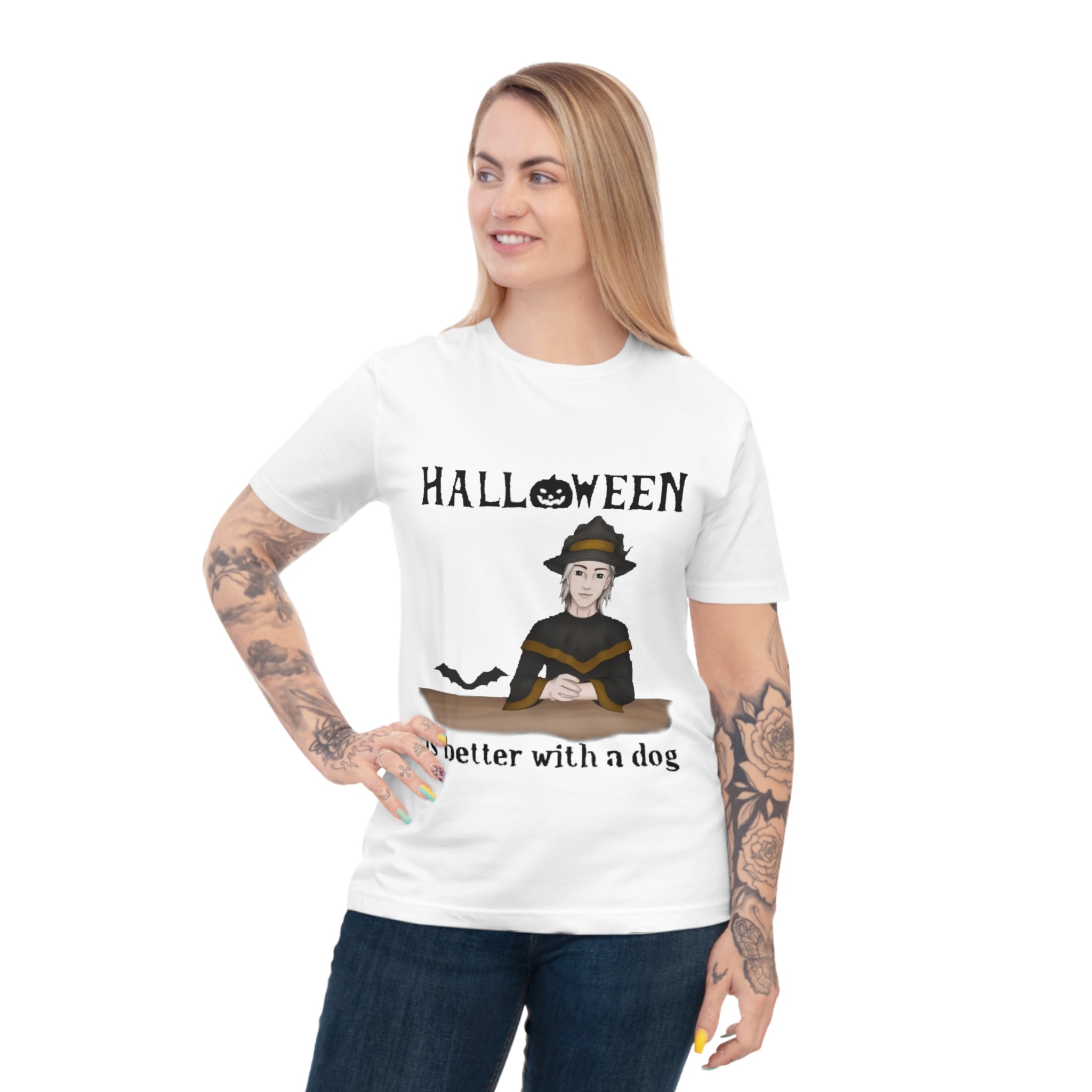Halloween is more Scary with Dogs | Unisex Classic Jersey T-shirt