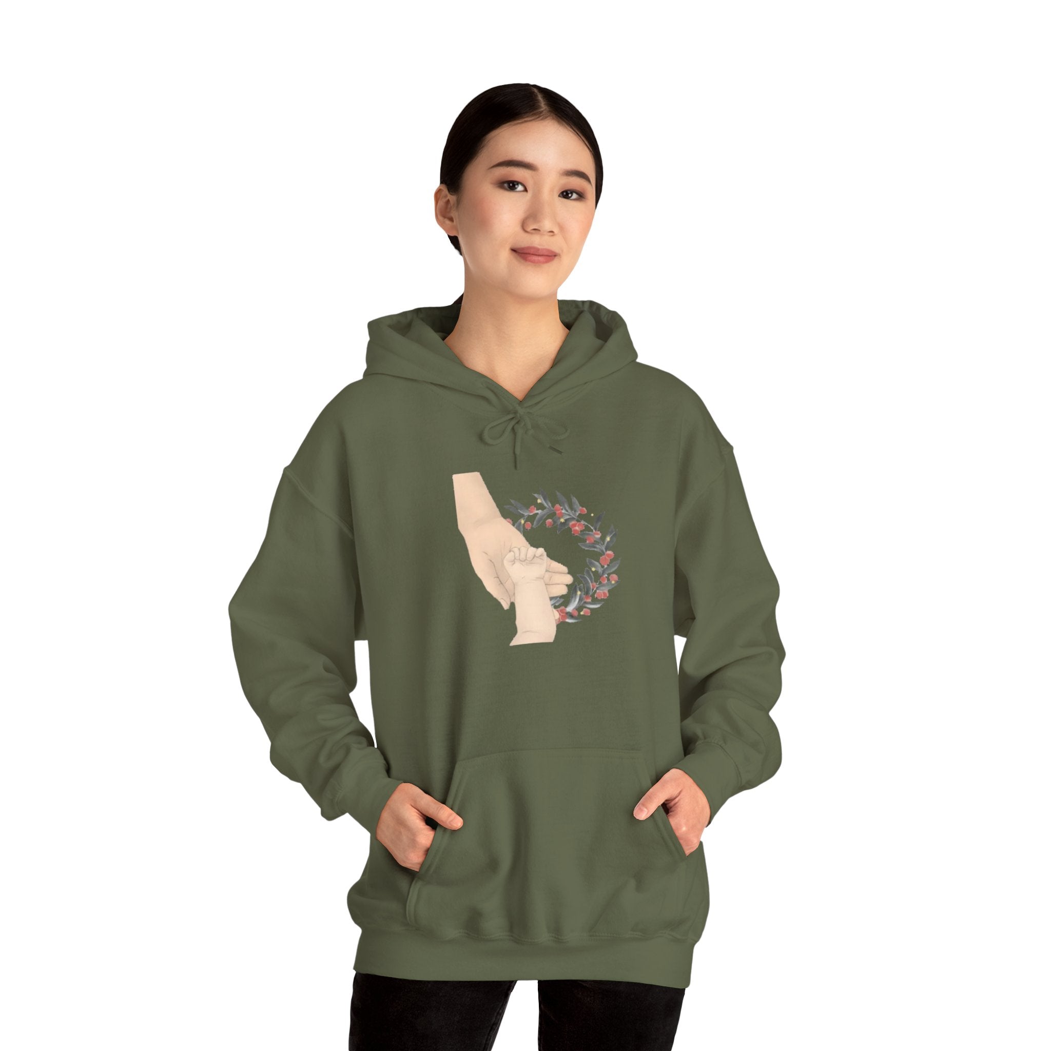 Mother's love | Unisex Dry Blend Hooded Sweatshirt