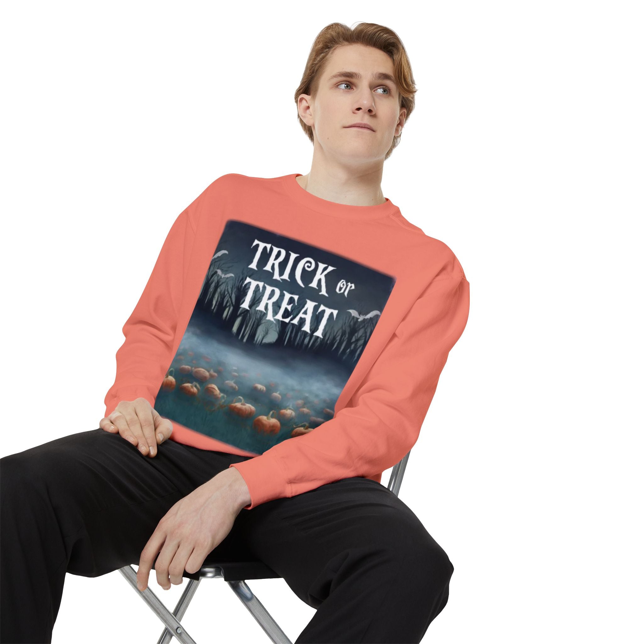 Trick or Treat | Unisex Garment-Dyed Sweatshirt