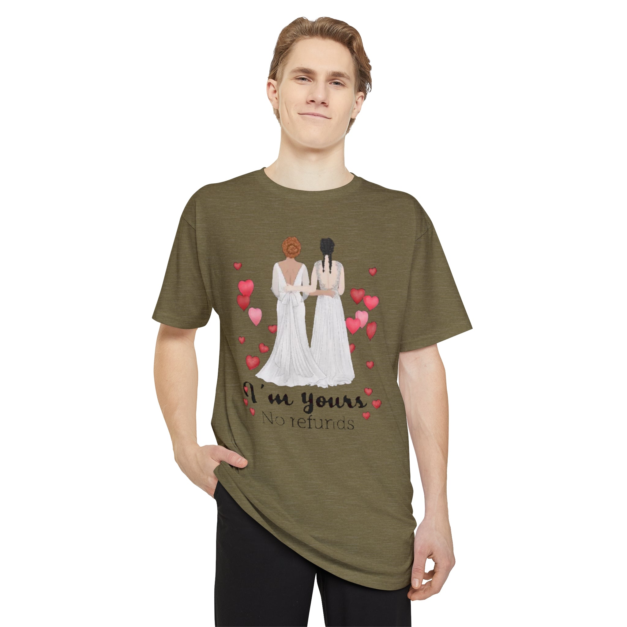 I'm yours. No refunds | Unisex Long Body Urban Tee