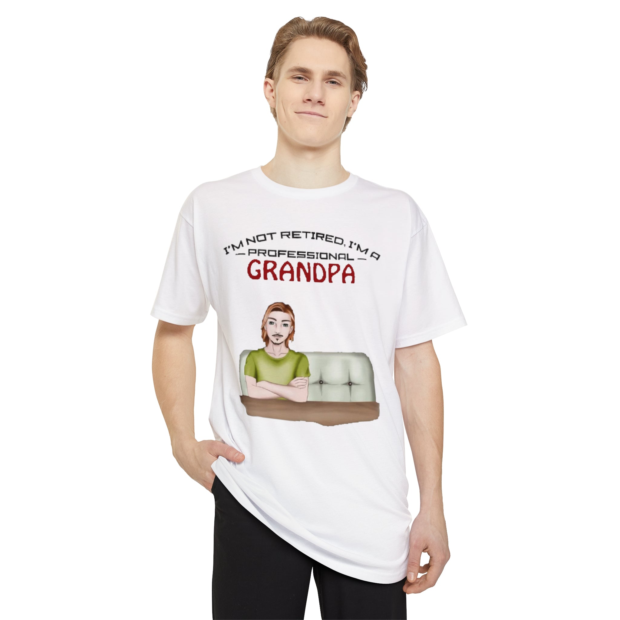I'm not Retired, i'm a Professional Grandpa | Unisex Long Body Urban Tee