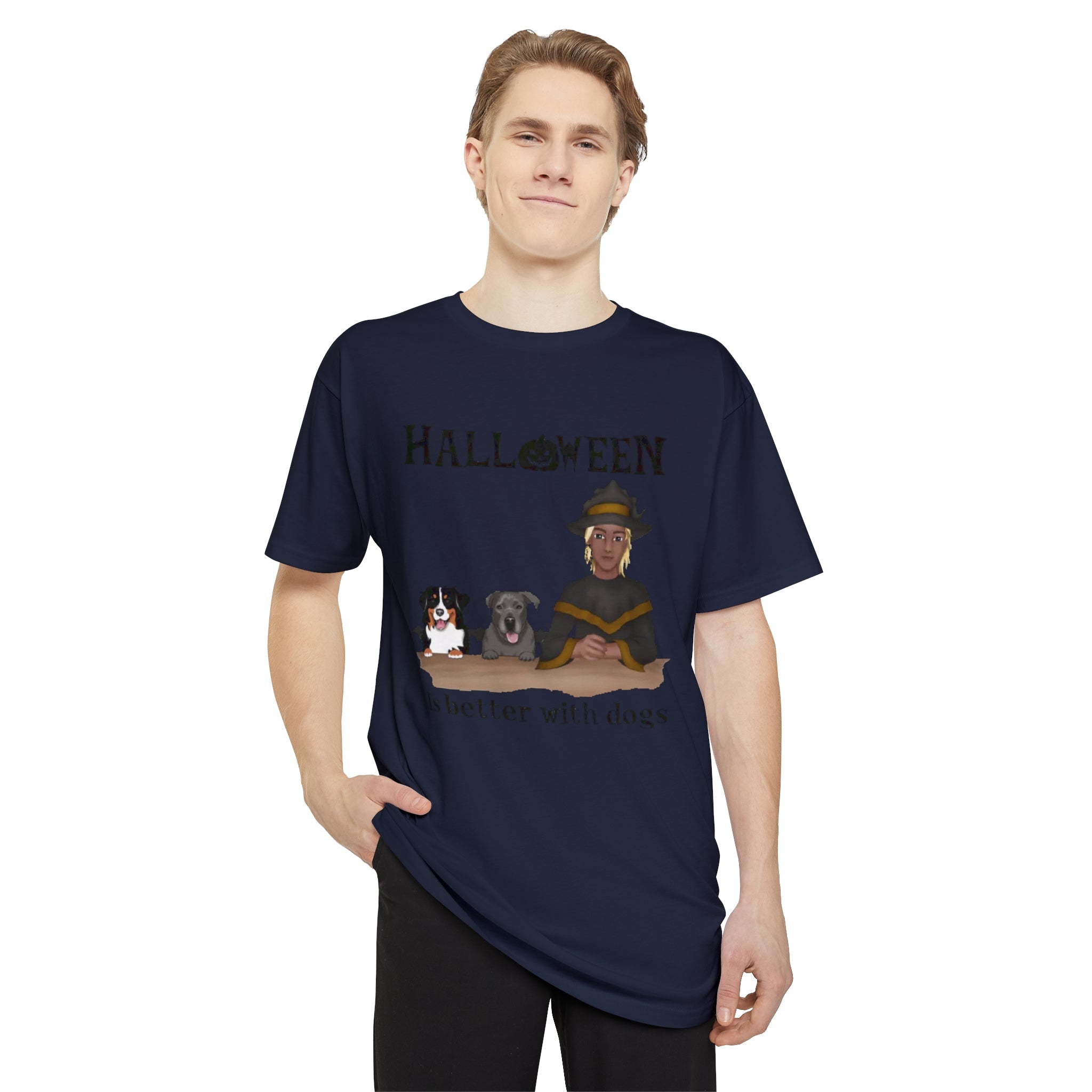 Halloween is better with Dogs | Unisex Long Body Urban Tee