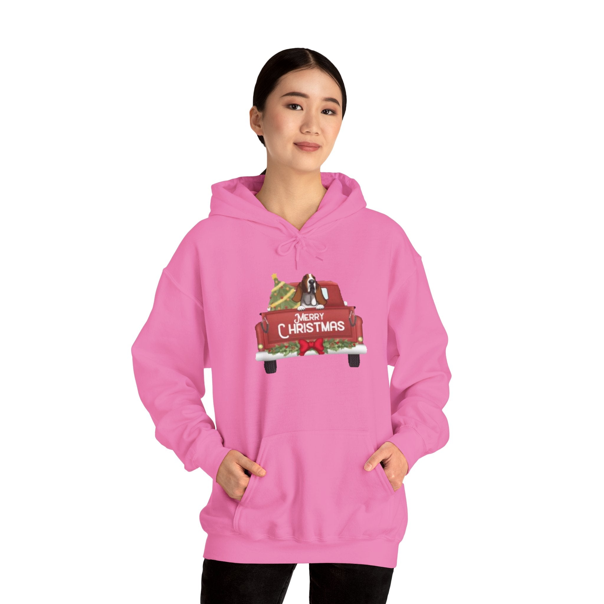 Merry Christmas | Unisex Dry Blend Hooded Sweatshirt