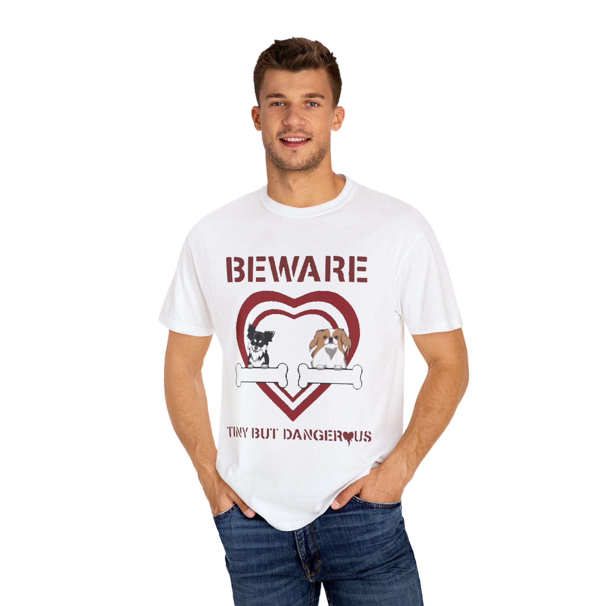 Beware tiny but dangerous | Unisex Garment-Dyed T-shirt