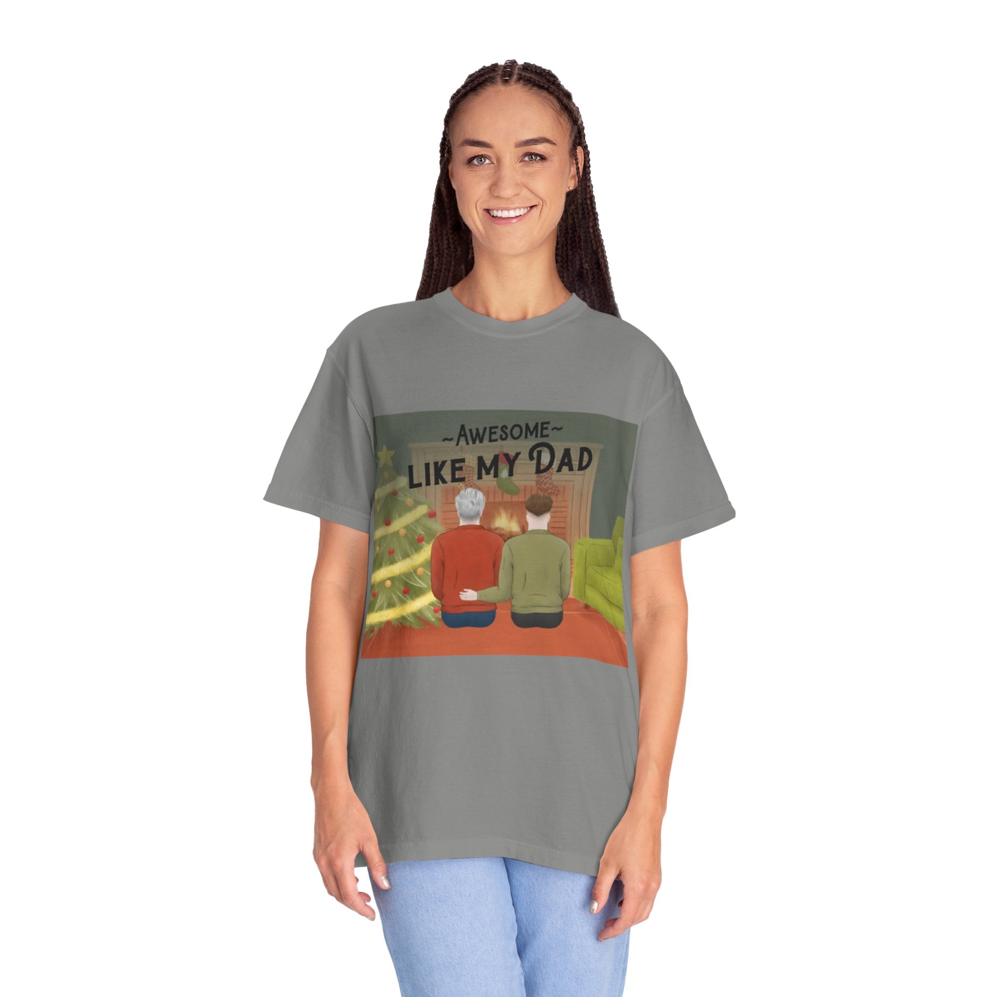 Awesome like my DAD | Unisex Garment-Dyed T-shirt