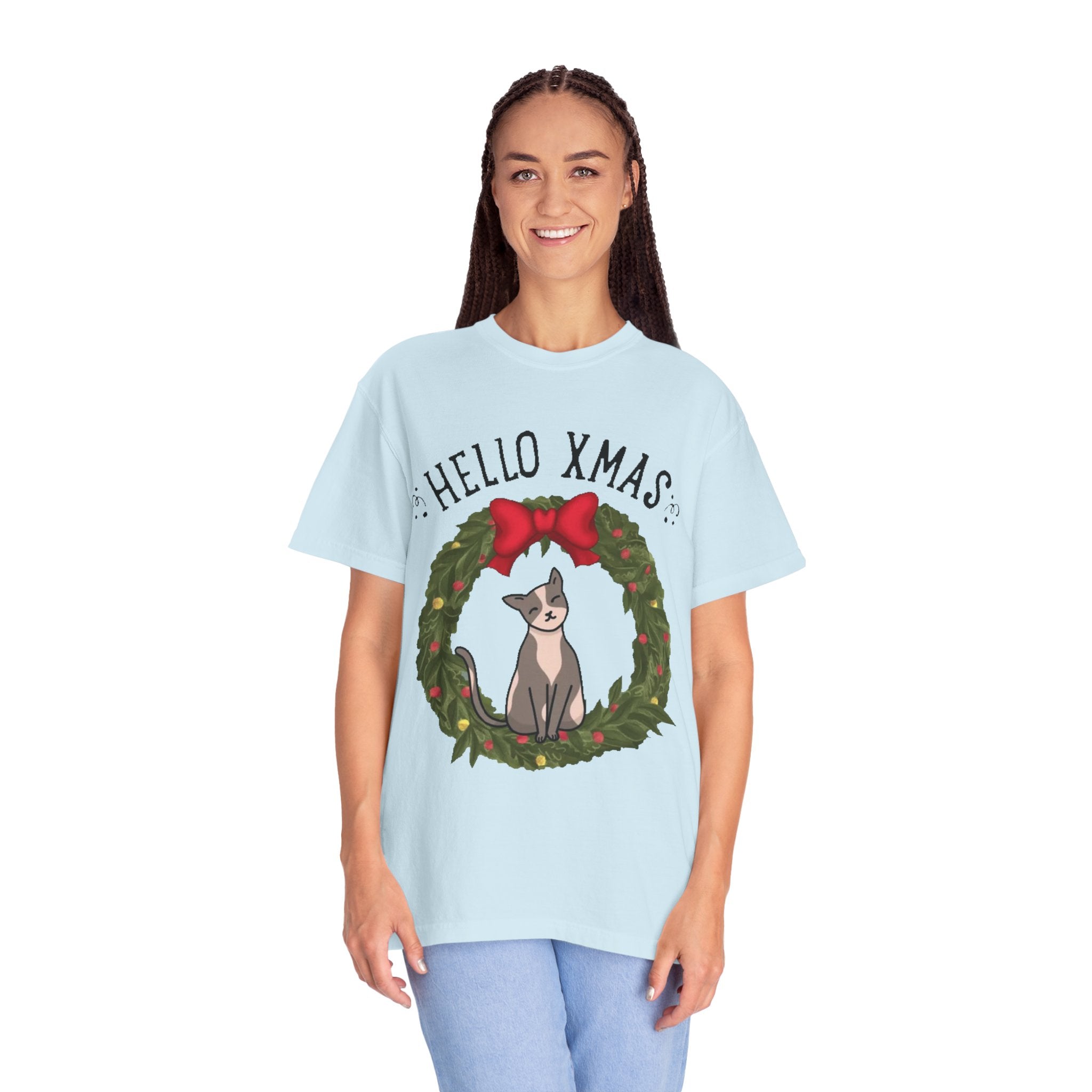 Hello XMAS | Unisex Garment-Dyed T-shirt