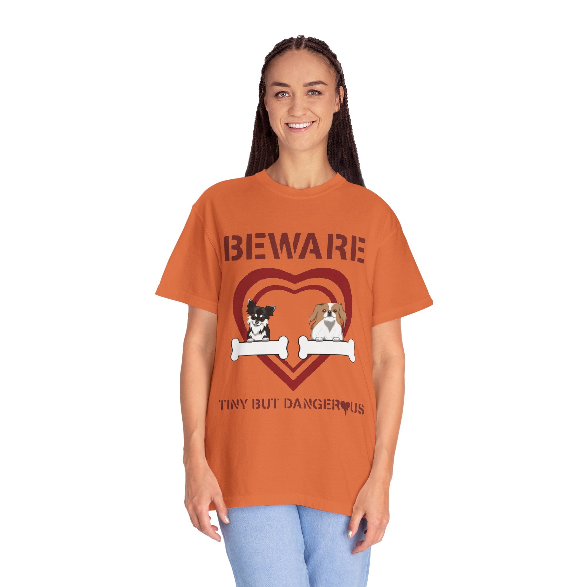 Beware tiny but dangerous | Unisex Garment-Dyed T-shirt
