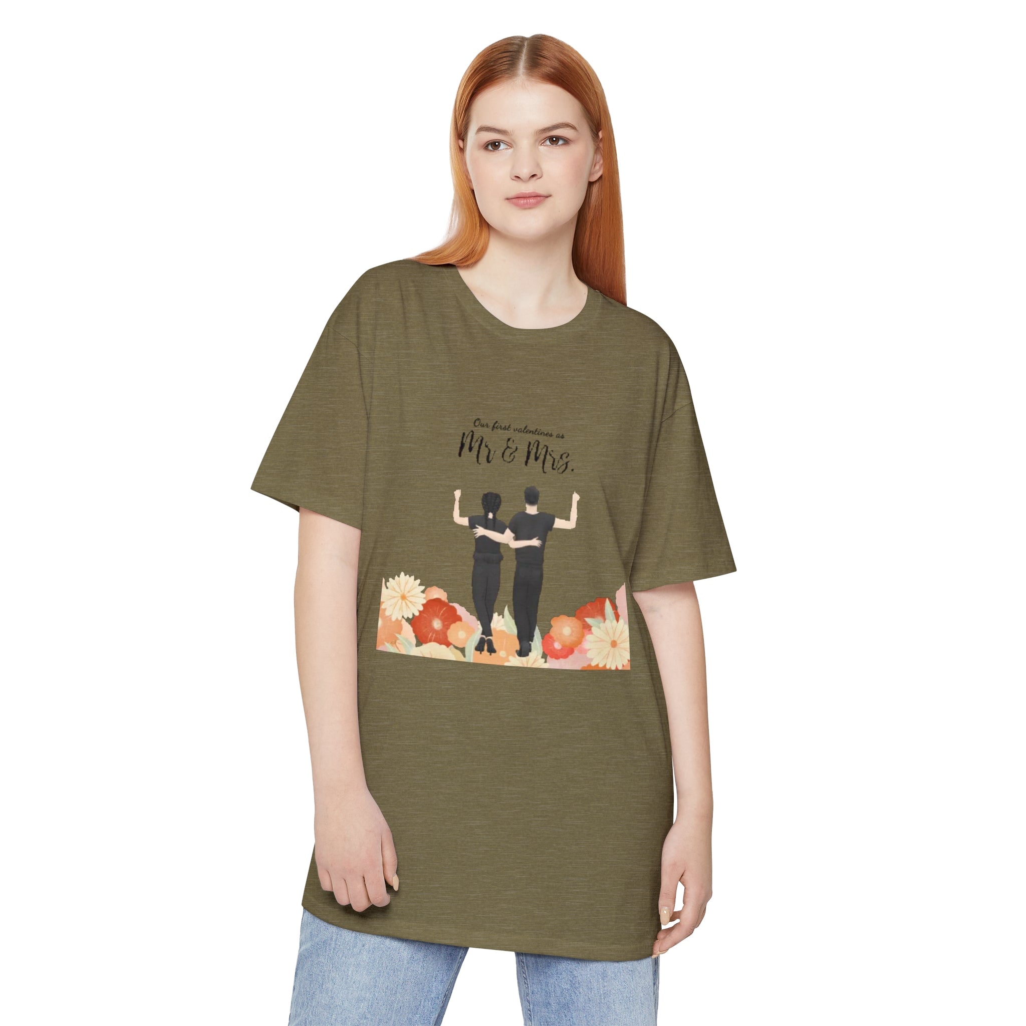 Our first Valentine as Mr. & Mrs. | Unisex Long Body Urban Tee