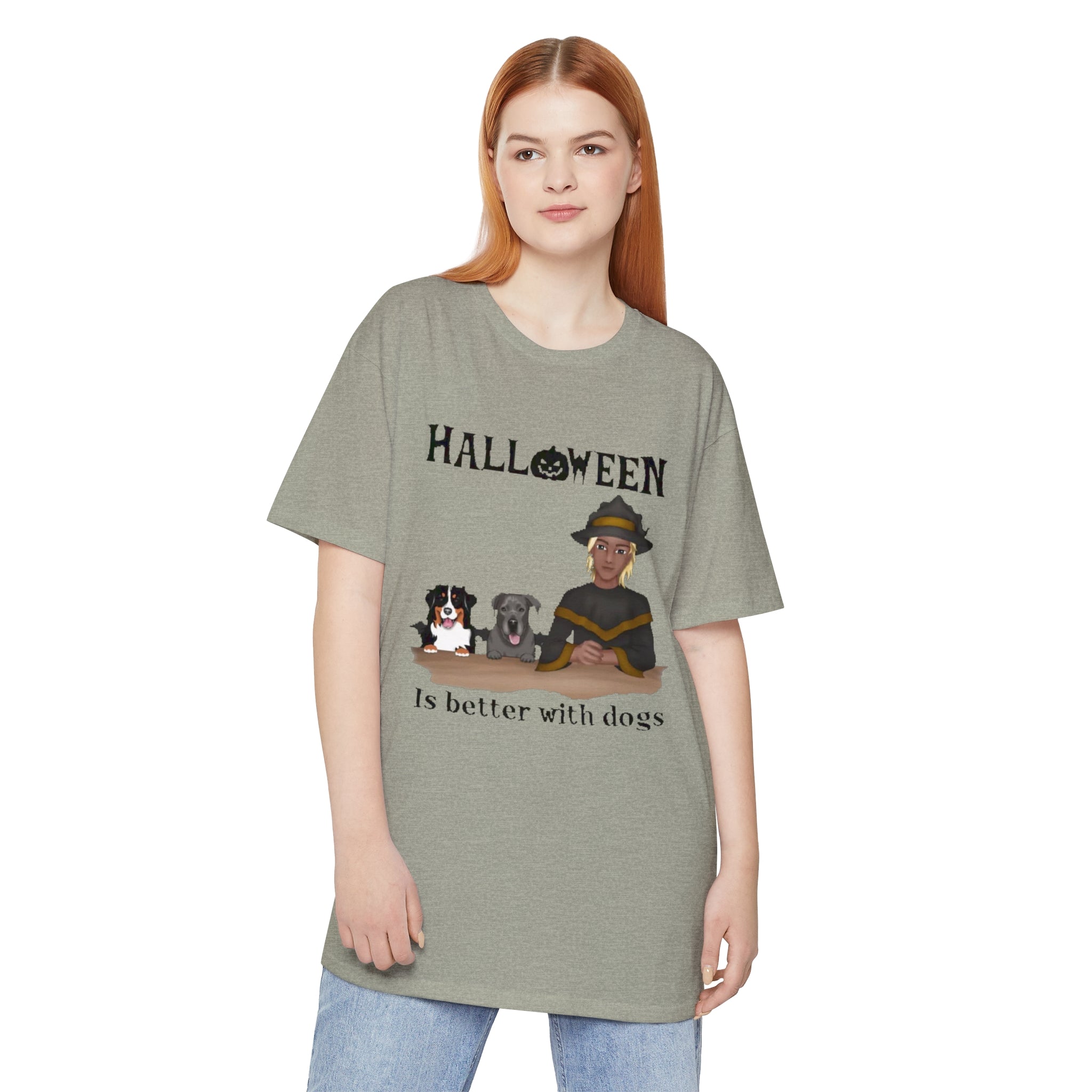 Halloween is better with Dogs | Unisex Long Body Urban Tee