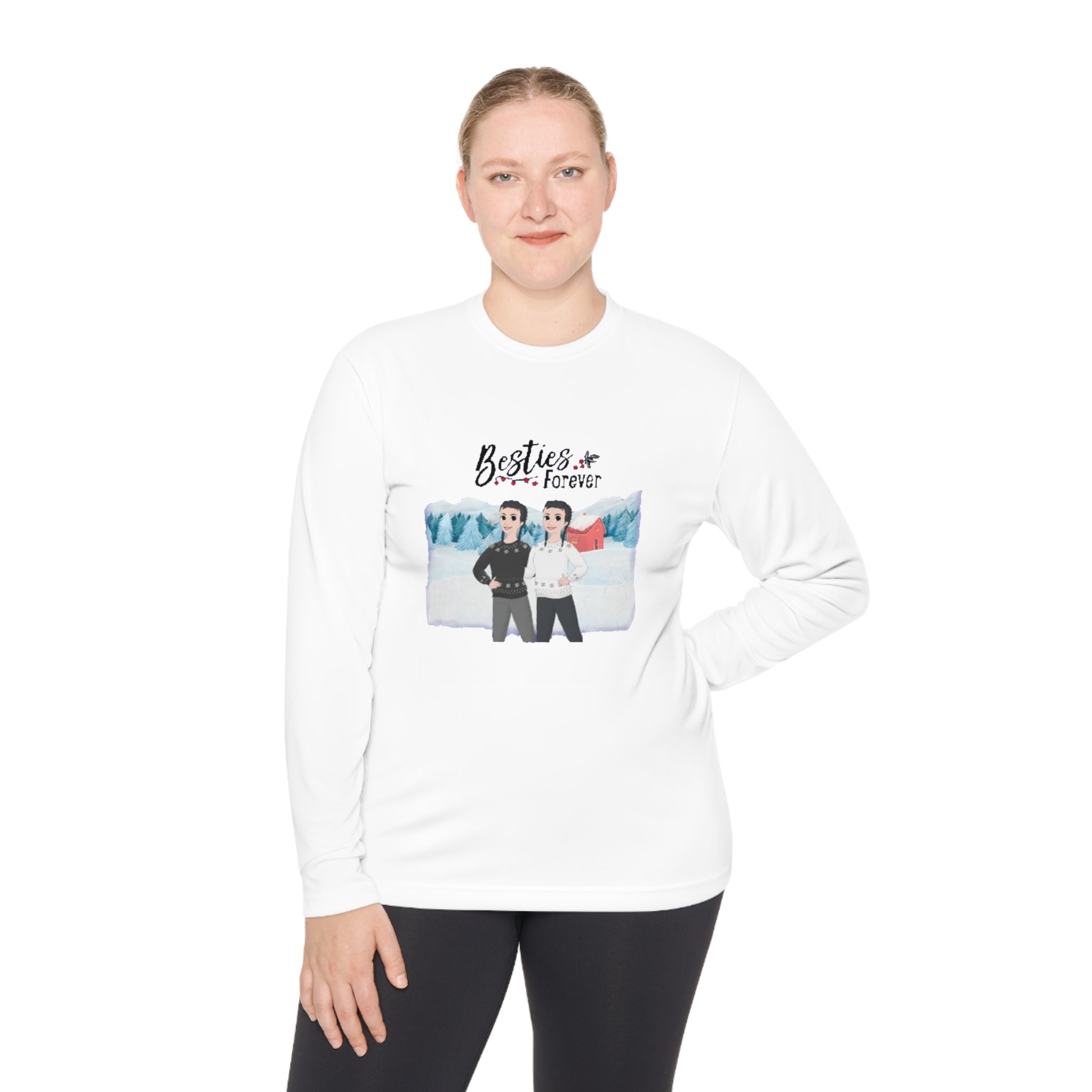 Besties for ever | Unisex Lightweight Long Sleeve Tee